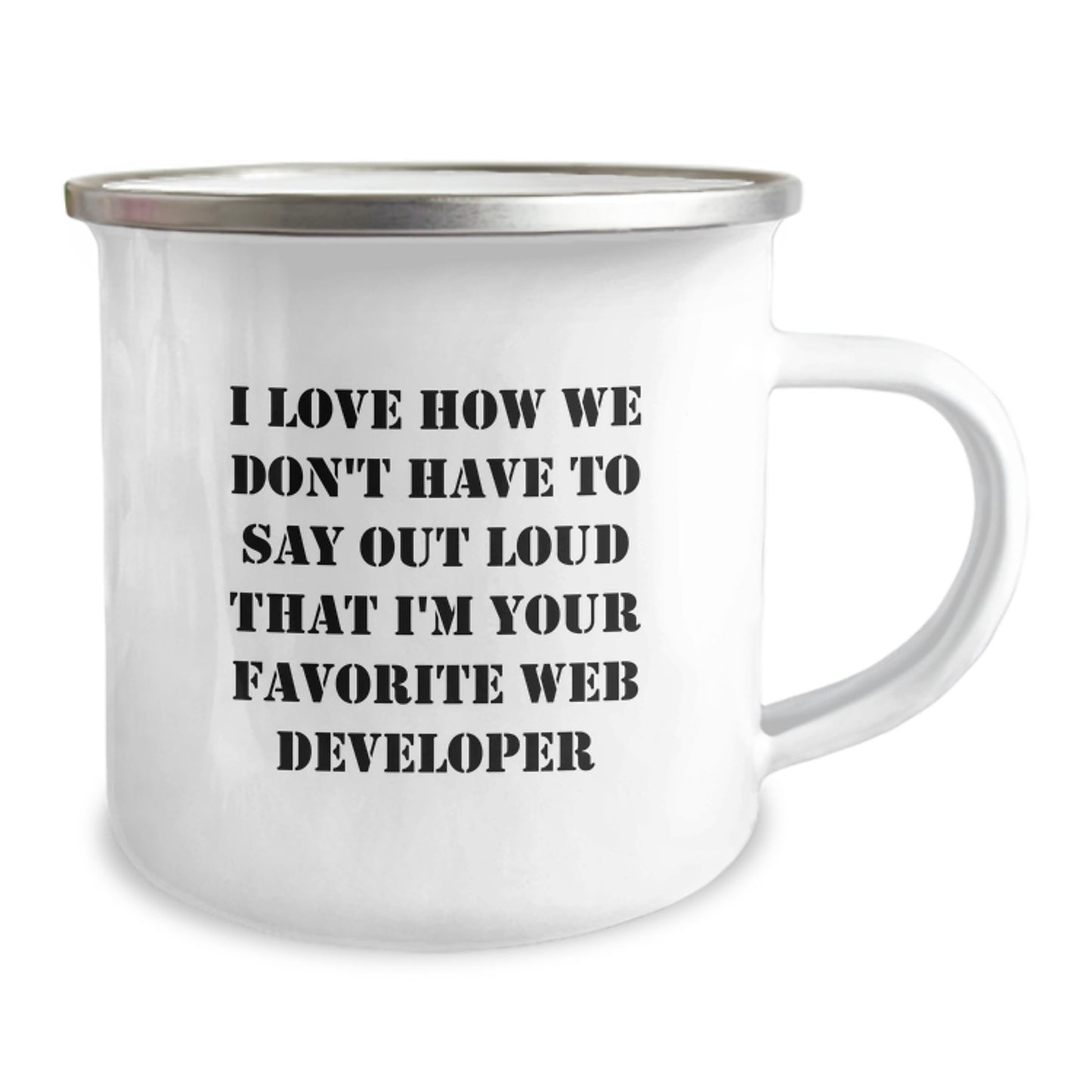 Funny Web Developer Camping Mug Gifts from Friends for Graduation Unique Web Developer Lover - Image 2