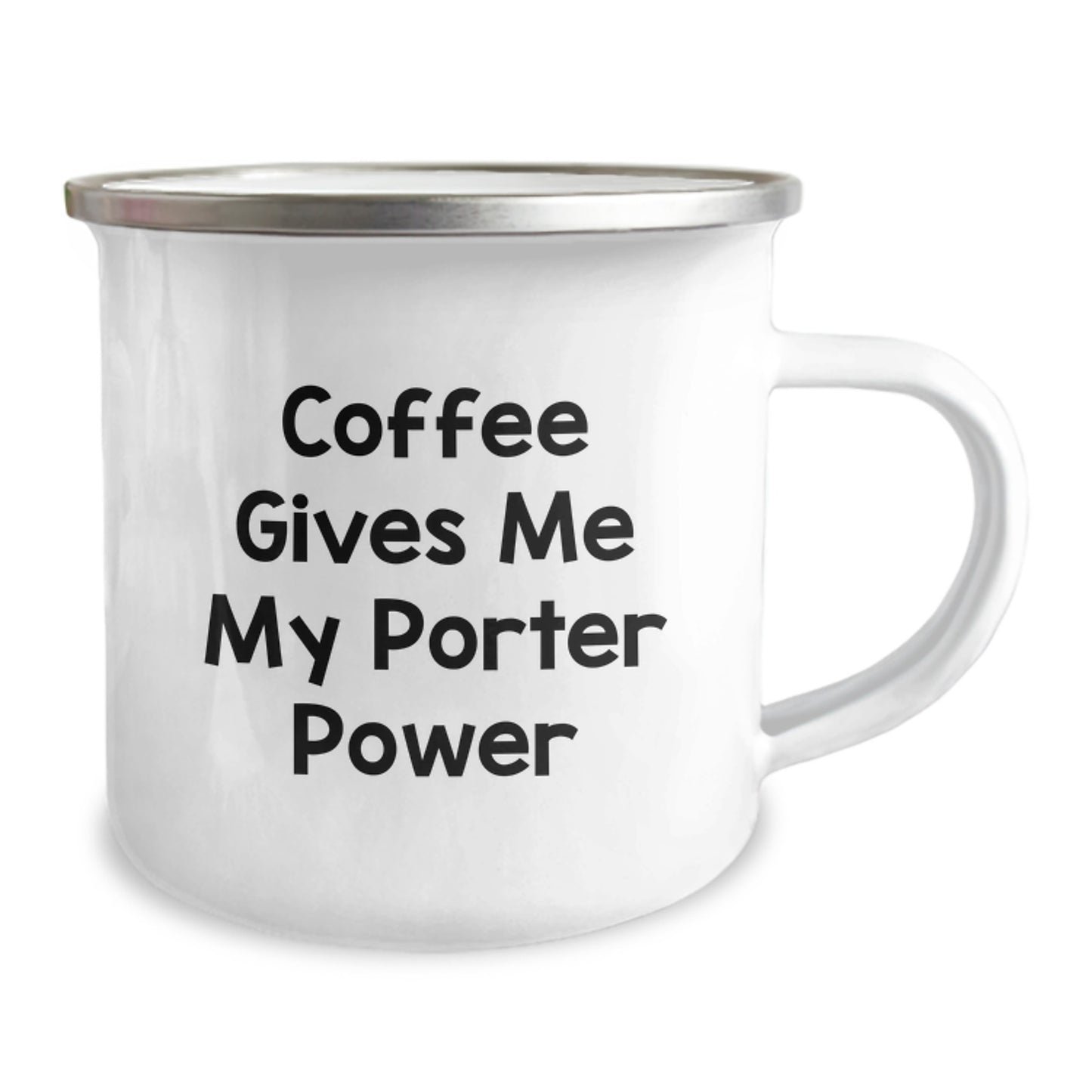 Funny Gifts for Porter Enthusiasts, Coffee Gives Me My Porter Power, Unique Graduation Gifts for Him from Friends - Image 2