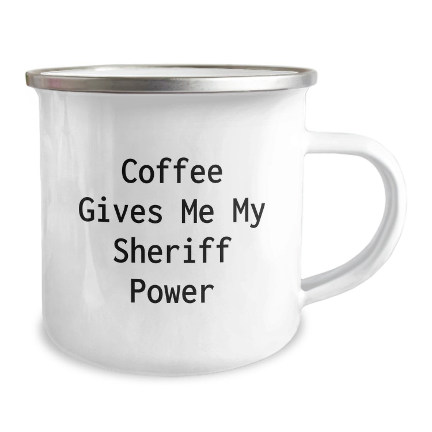Funny Sheriff Gifts from Friends to Graduation Unique Sheriff Camping Mug Coffee Lovers - Image 2