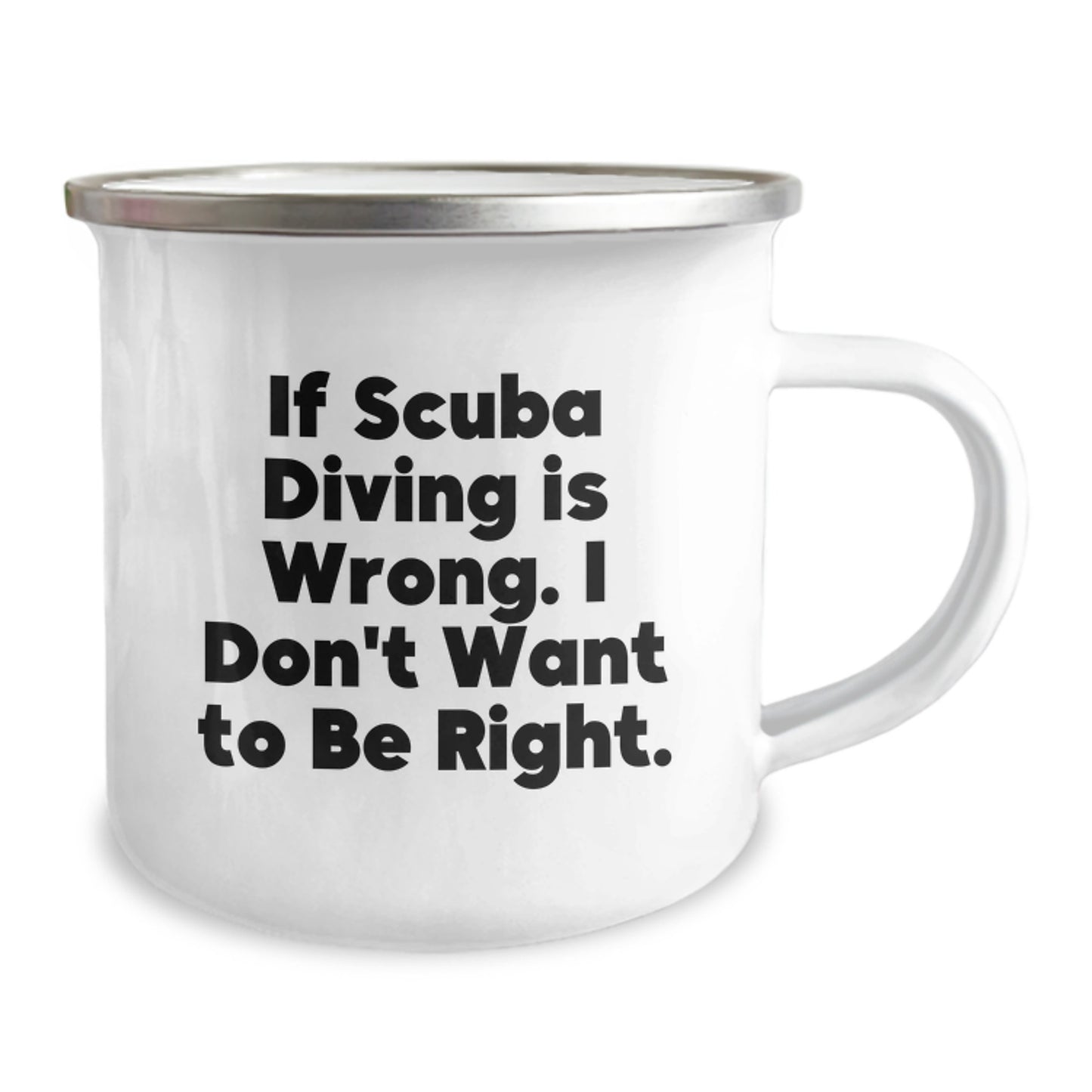 Gifts from Friends for Scuba Diving Enthusiasts Funny Graduation Unique Gifts - Scuba Diving Humor Camping Mug for Men - Image 2