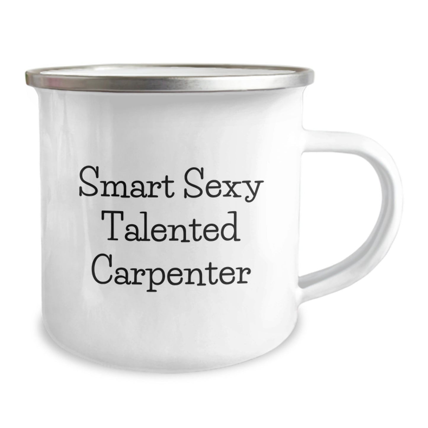 Funny Carpenter Gifts from Friends - Smart Carpenter Christmas Unique Gifts for Men - Christmas Camping Mug for Carpenter - Image 2
