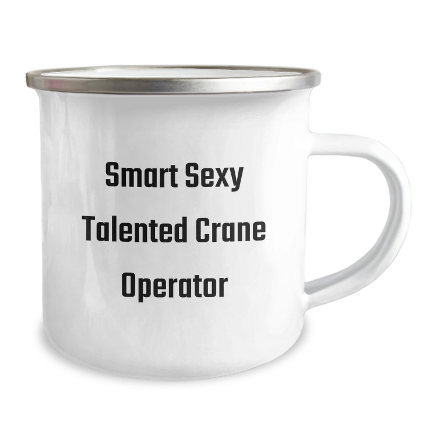 Funny Crane Operator Gifts for Men, Smart Sexy Talented Graduation Unique Gifts from Family, Friends, Coworkers, Camping Mug for Crane Operator - Image 2