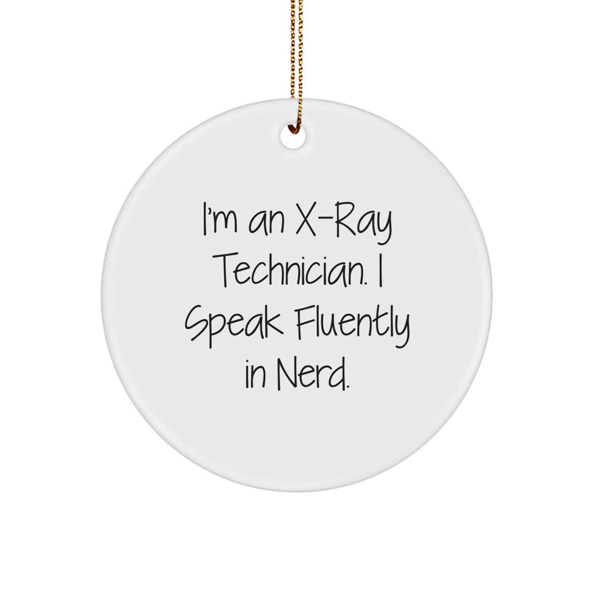 geniusy X-Ray Technician Christmas Ornament Novelty Gift for Friends - Image 1