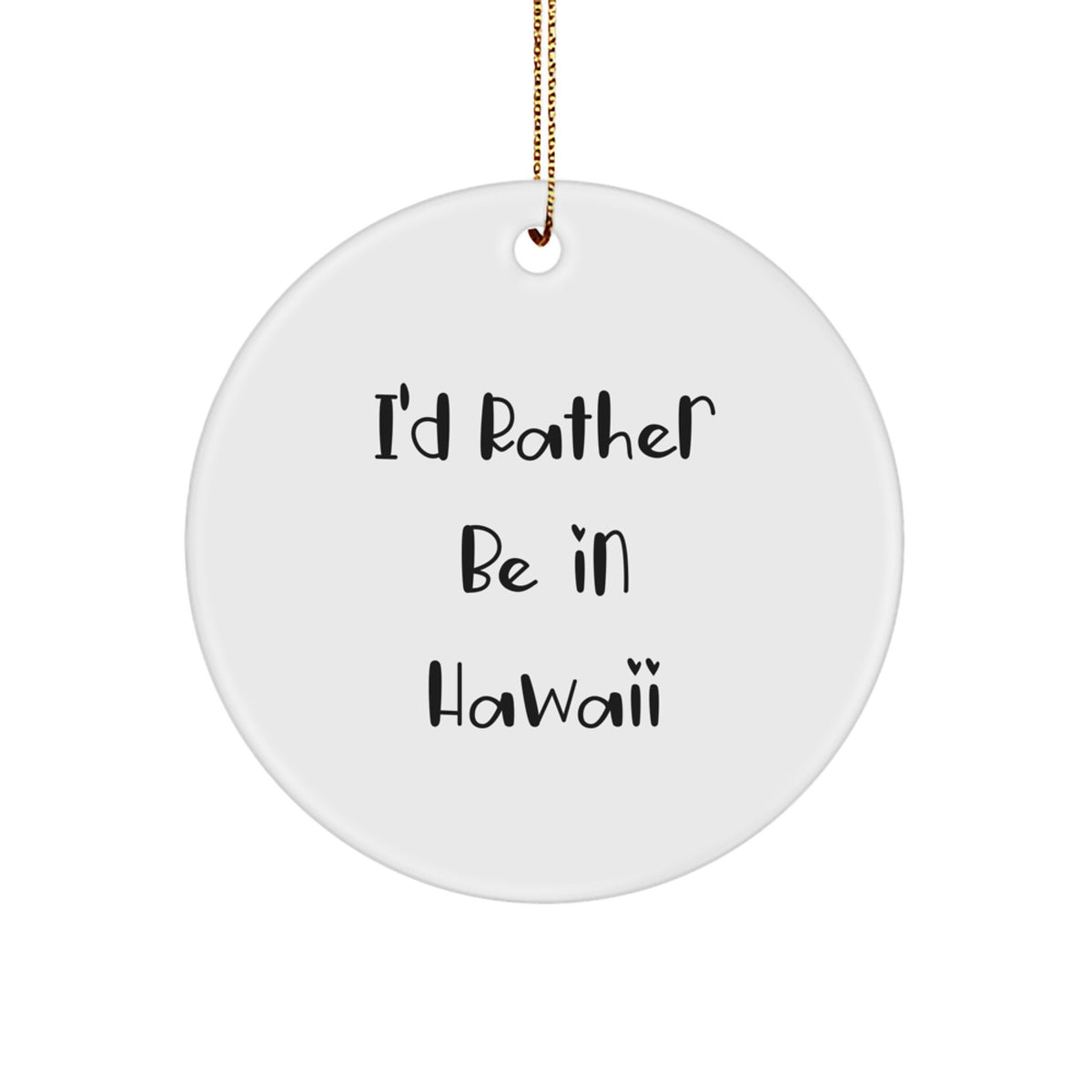 Hawaii Keepsake Christmas Ornament for Him Vibrant Maui Gift - Image 1