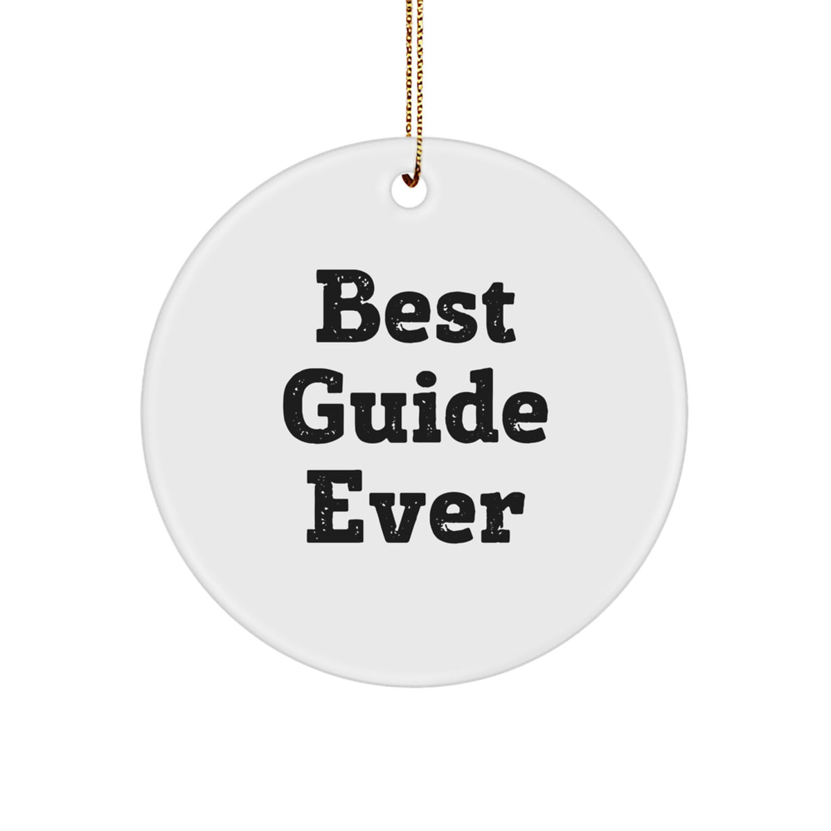 White Circle Christmas Ornament for Coworkers Gift – Best Guide Ever - Image 1