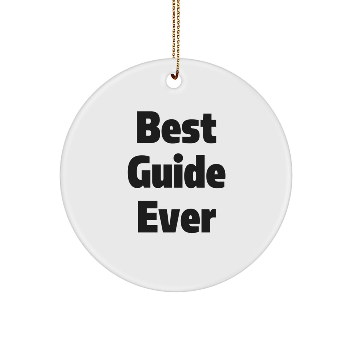 Guide Keepsake Christmas Ornament for Him Gift Best Guide Ever - Image 1