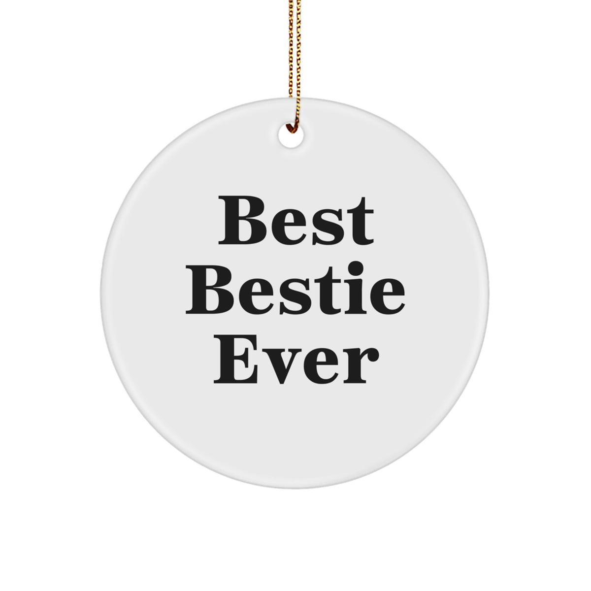 Christmas Gift for Her Bestie Keepsake Ornament Present - Image 1