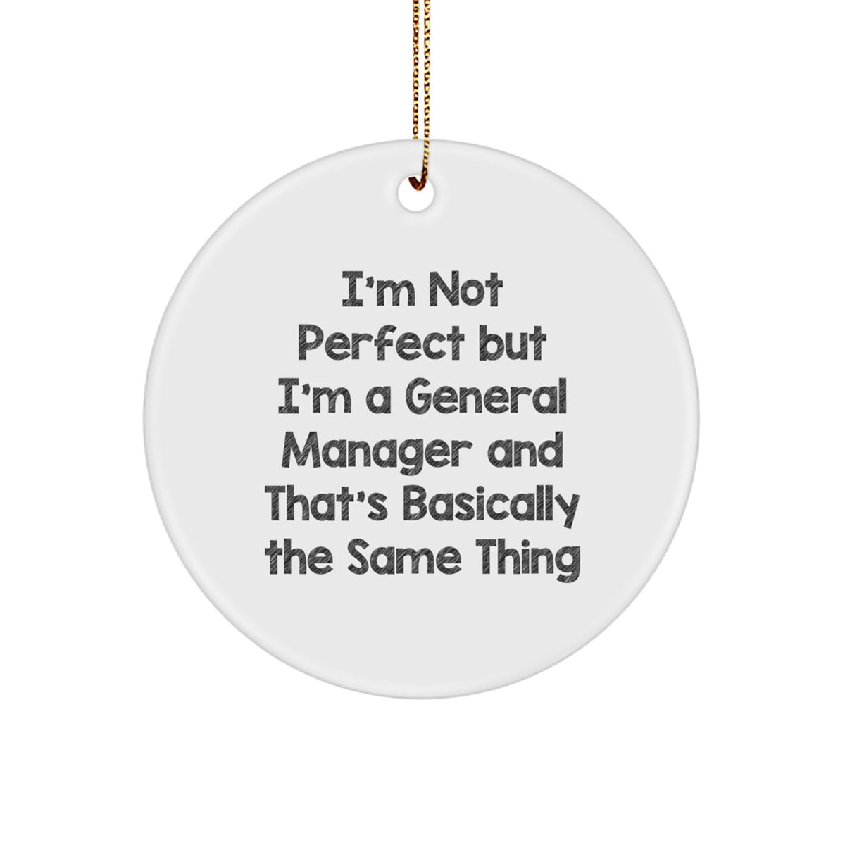 Favorite General Manager Christmas Ornament for Kids Gift Keepsake - Image 1