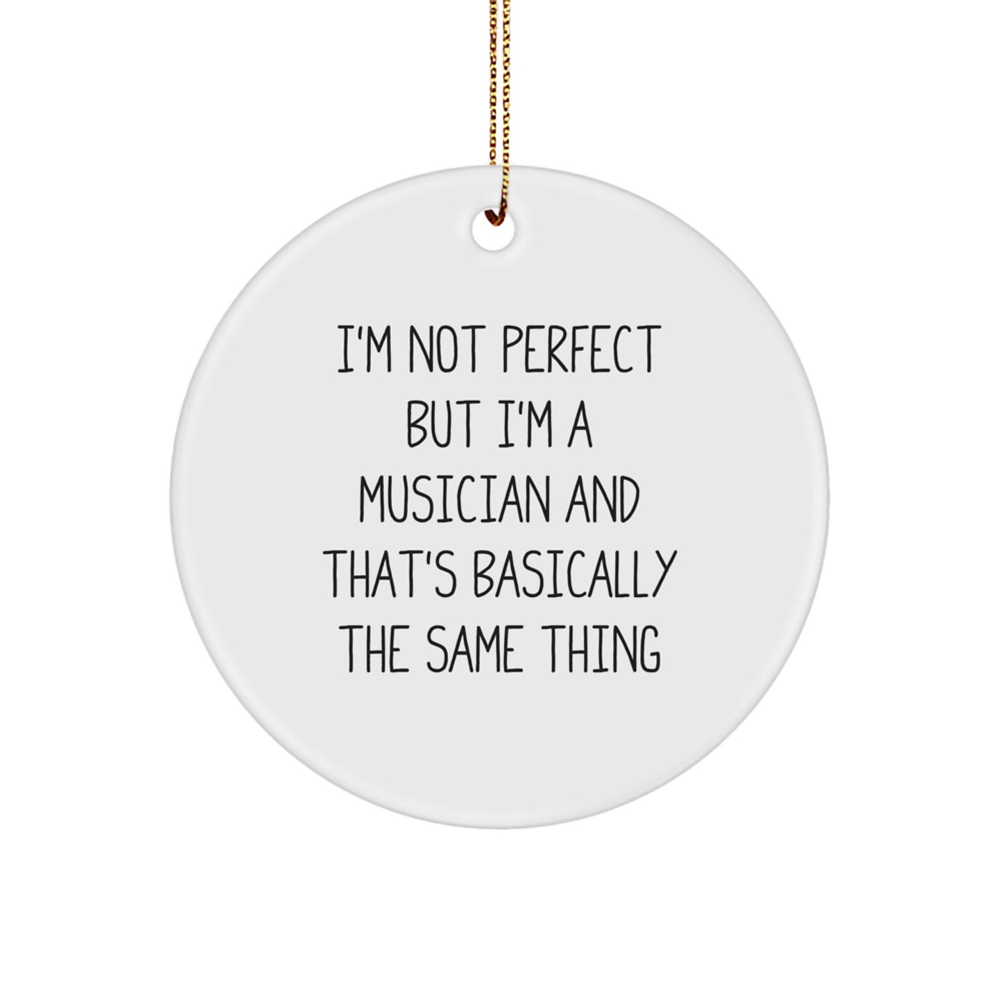 Christmas Gift for Teens Surprise Musician Circle Ornament Holiday - Image 1