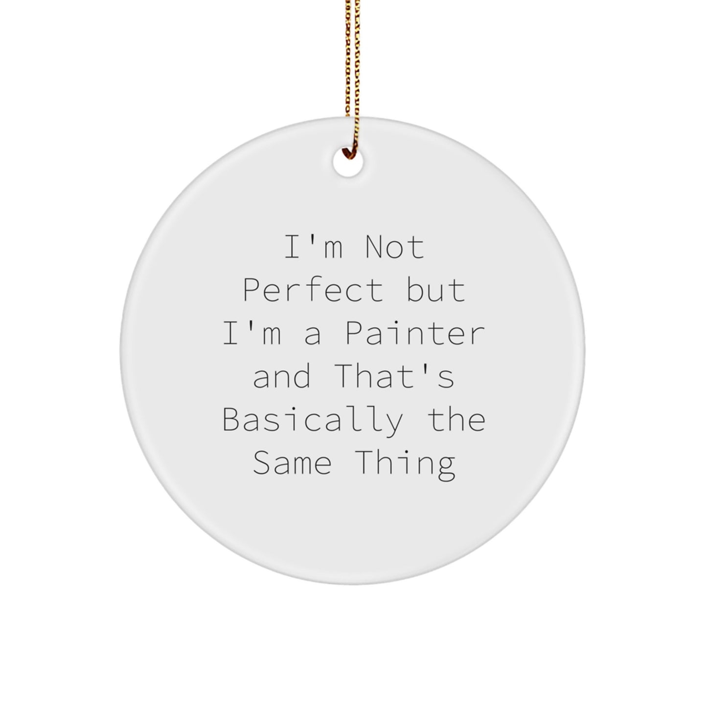 Painter Keepsake Christmas Ornament for Him Gift - Holiday Keepsake - Image 1