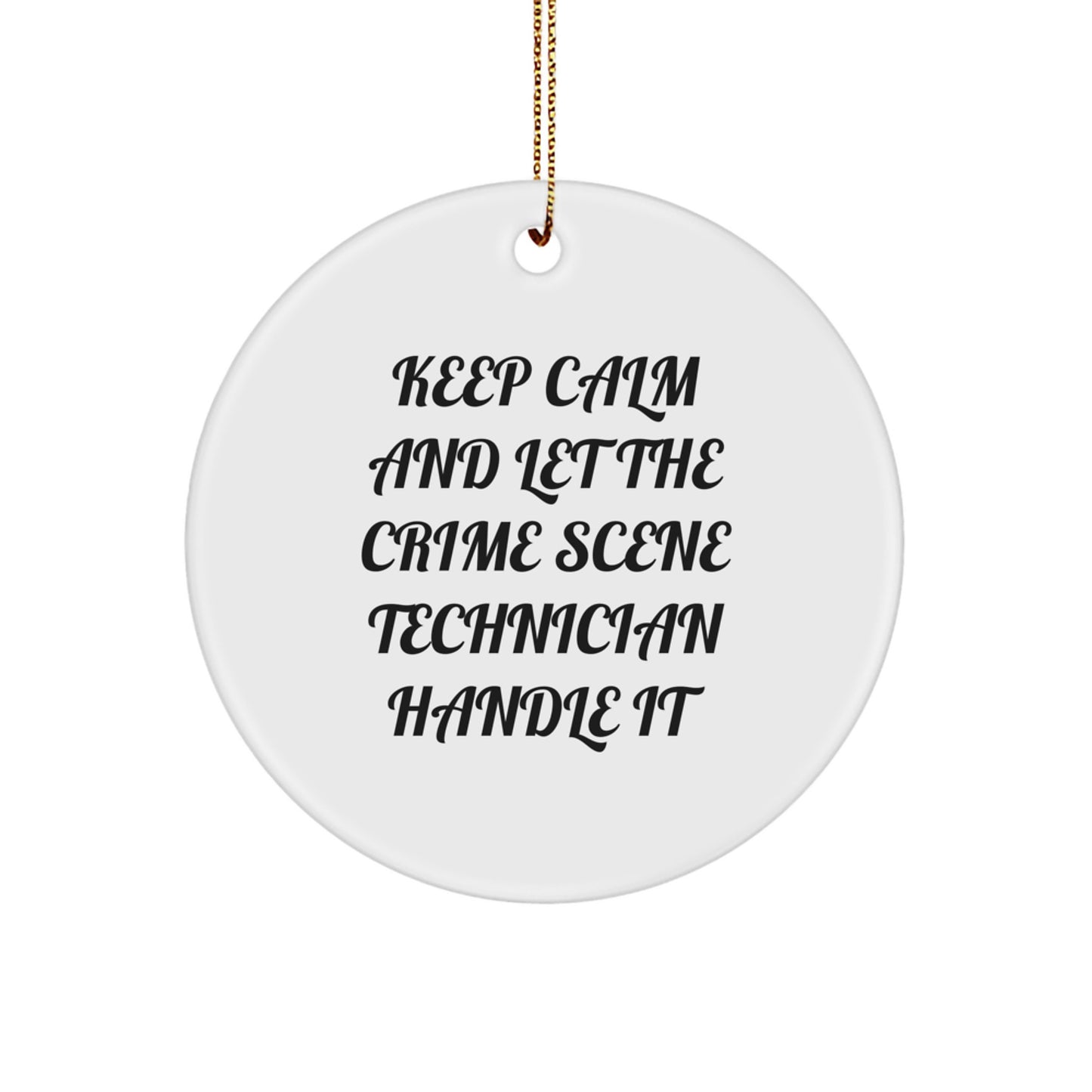 Funny Crime Scene Technician Christmas Unique Gifts from Friends for Crime Scene Technician Lover - - Image 1