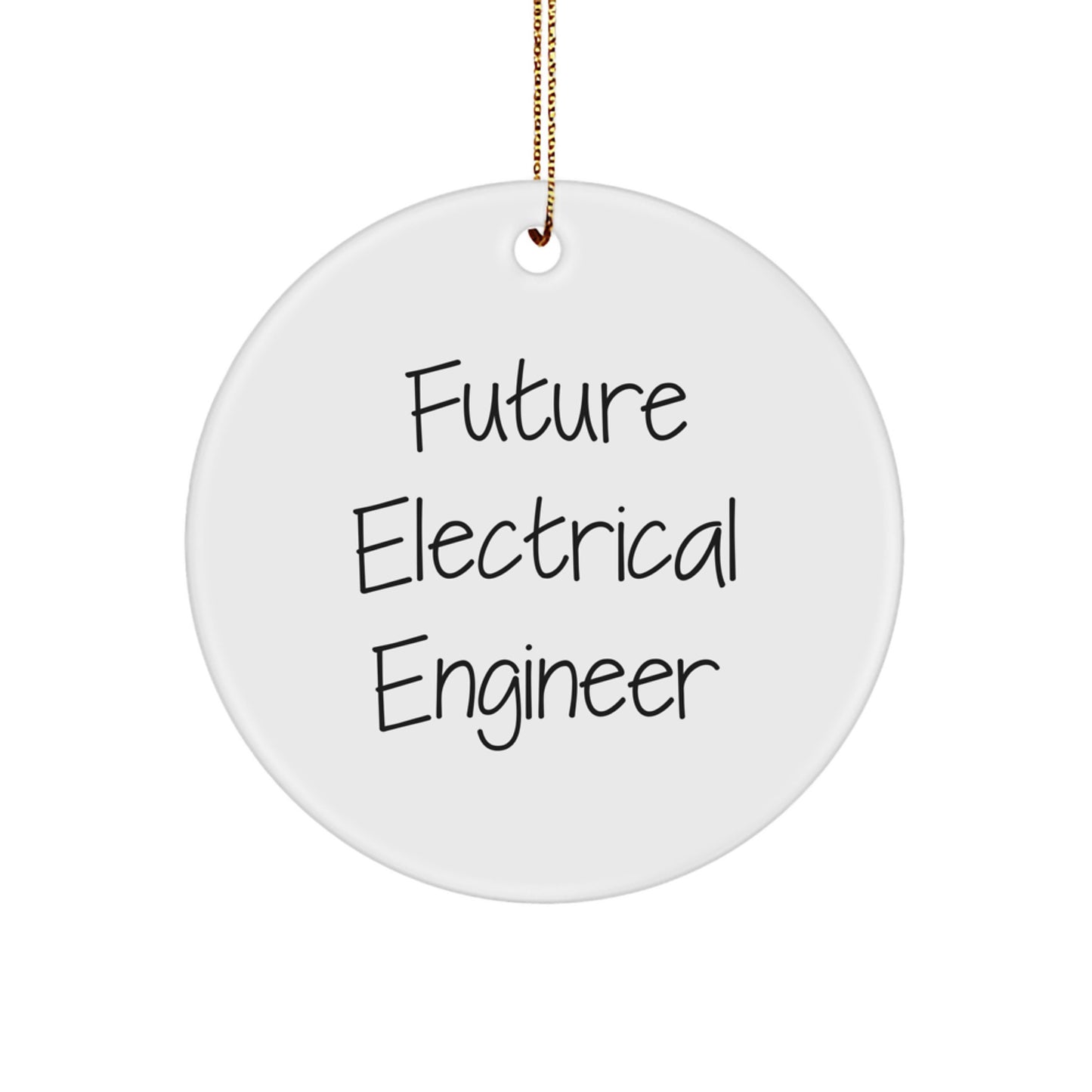 Funny Electrical Engineer Gifts for Men - Future Electrical Engineer Christmas Unique Ornaments - Image 1