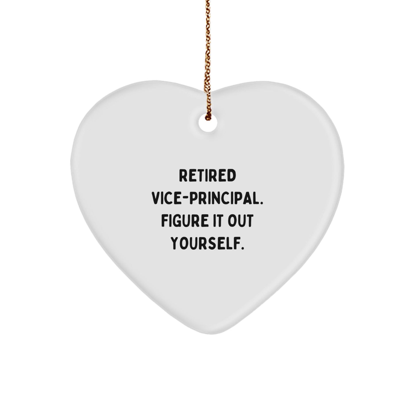 Vice-Principal Keepsake Christmas Ornament for Him Gift - Image 1