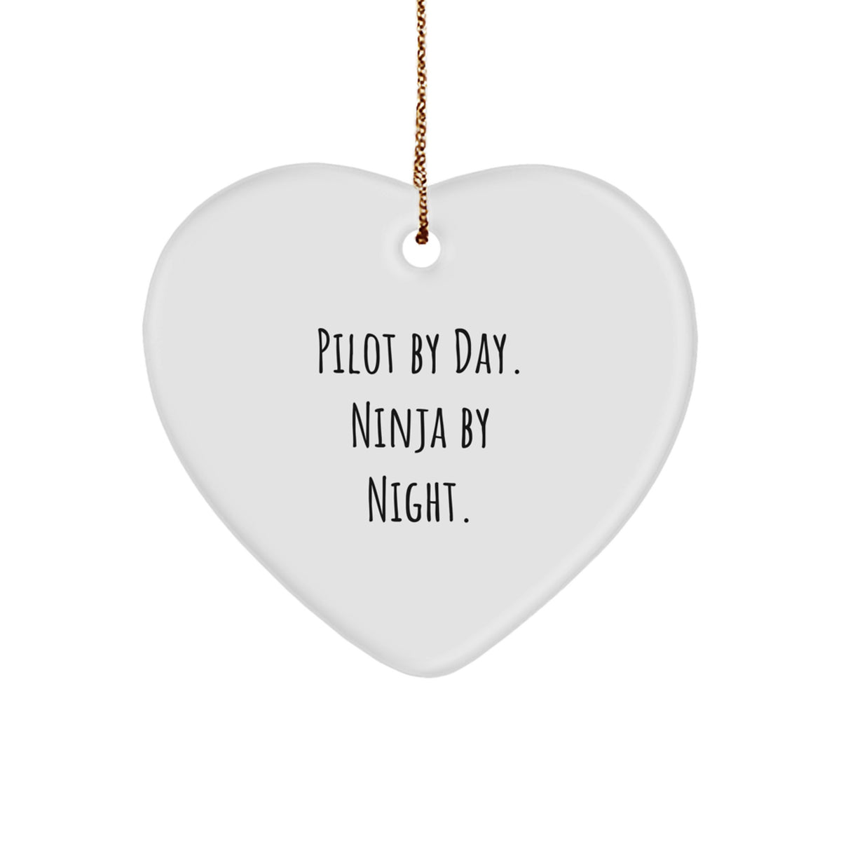 Pilot Keepsake Christmas Ornament for Him Gift - Image 1