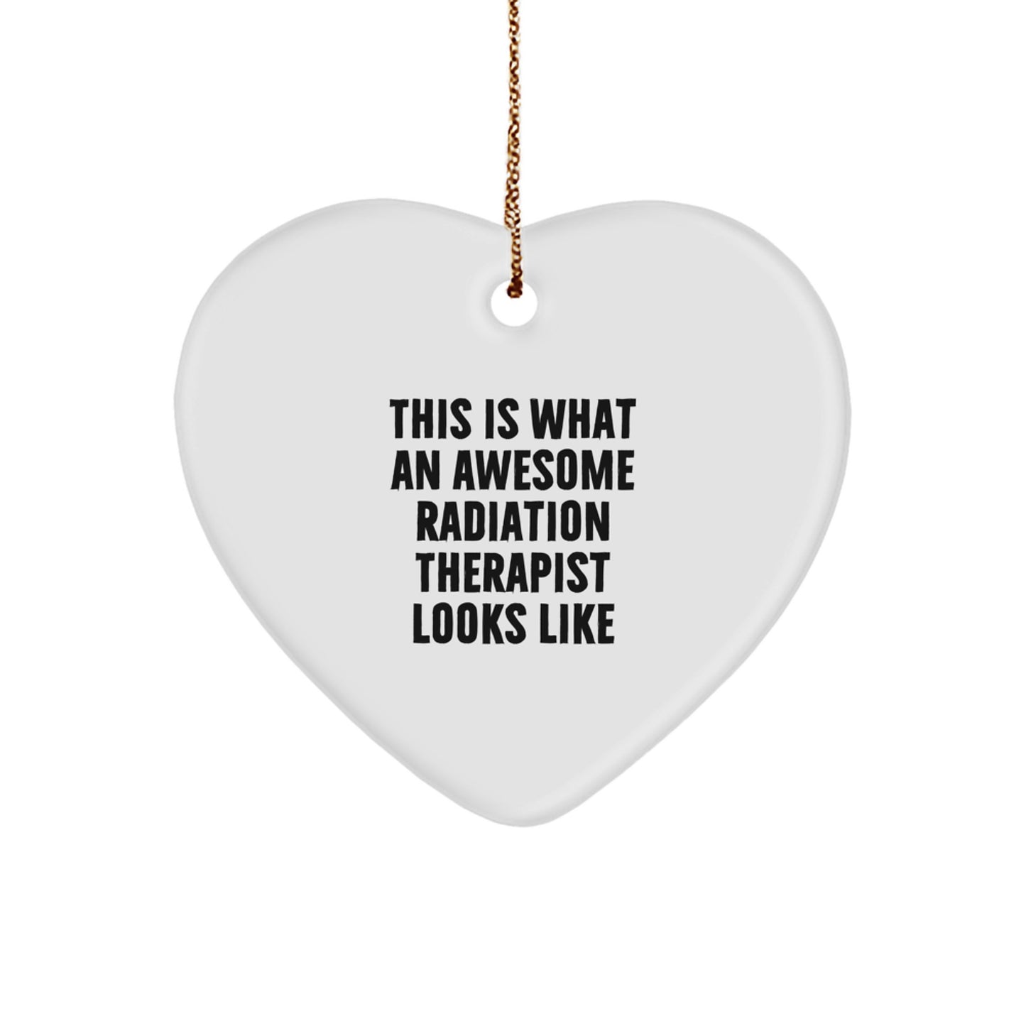 Radiation Therapist Christmas Ornament for Roommates Memento Gift - Image 1