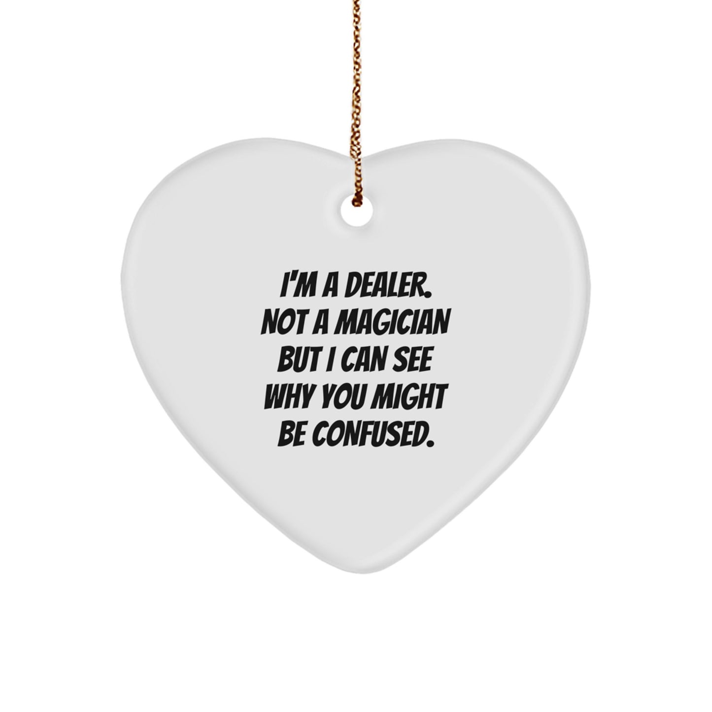 Dealer Keepsake Christmas Ornament for Him Gift - Image 1