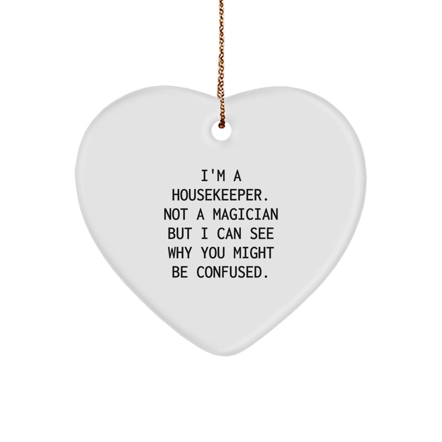 Family Treasure Housekeeper Christmas Ornament I'm A Housekeeper Gift - Image 1