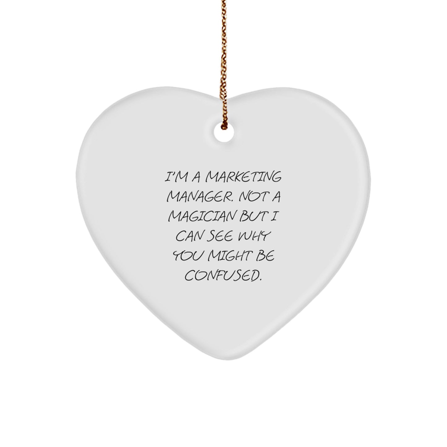 Marketing Manager Christmas Ornament for Family Treasure Funny Gift - Image 1