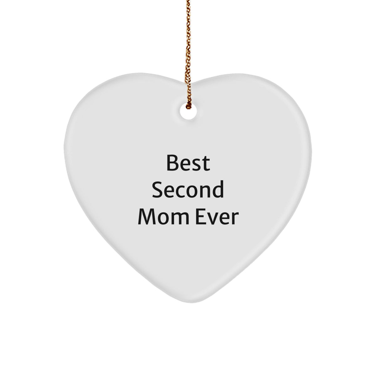 Second Mom Keepsake Christmas Ornament for Her Best Second Mom Gift - Image 1