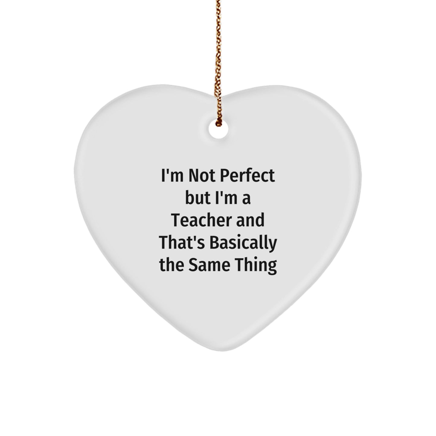 Teacher Essential Christmas Ornament for a Best Friend Gift - Image 1