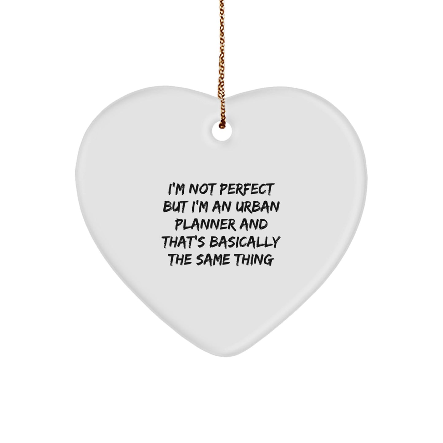 Urban Planner Keepsake Christmas Ornament for Him Gift - Image 1