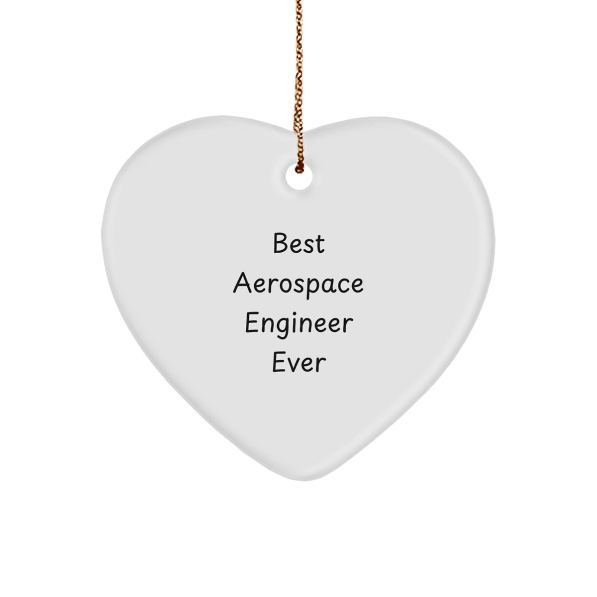 Christmas Ornament for Neighbors Gift Best Aerospace Engineer Ever - Image 1
