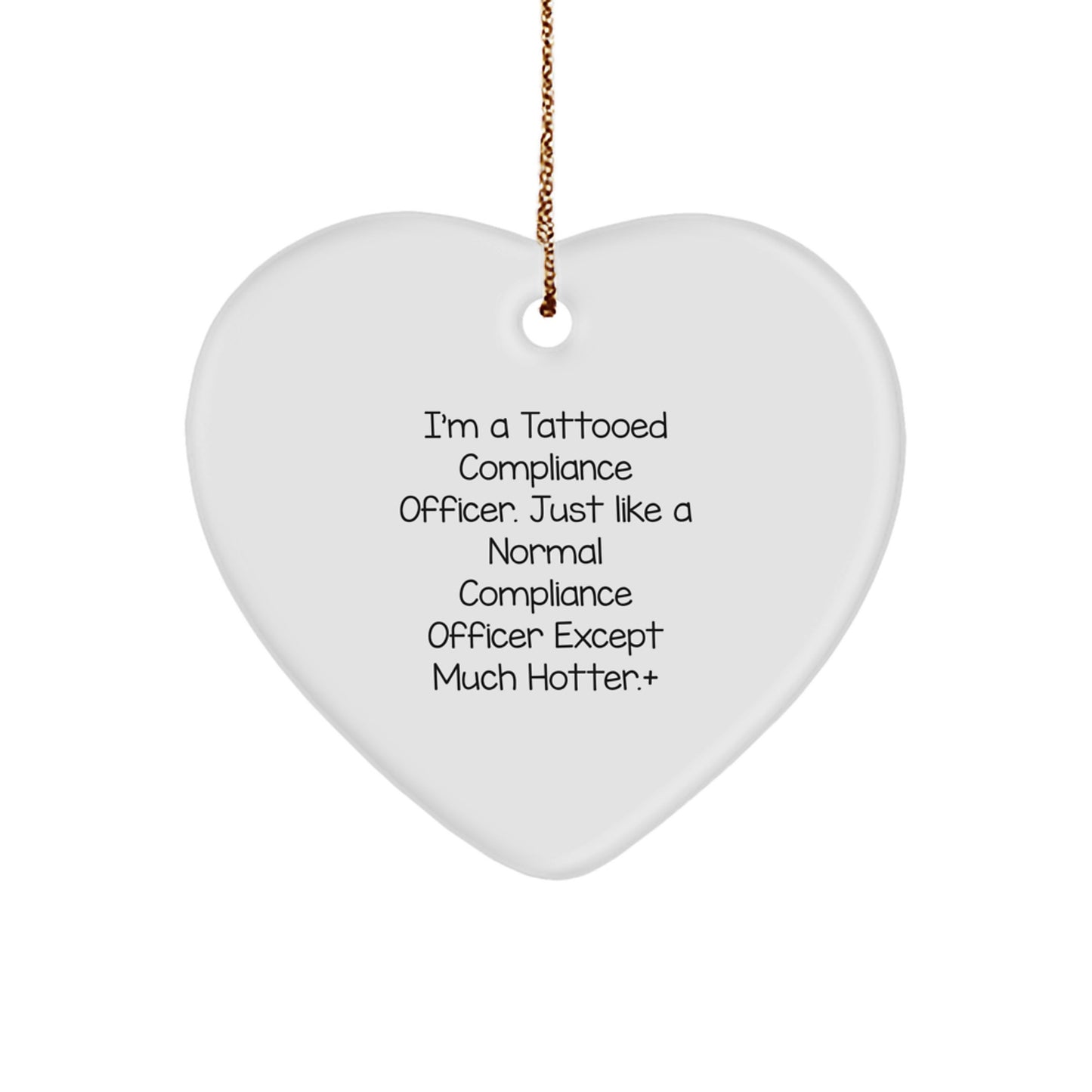Funny Compliance Officer Gifts from Friends - I'm A Tattooed Compliance Officer Gifts for Men - Image 1
