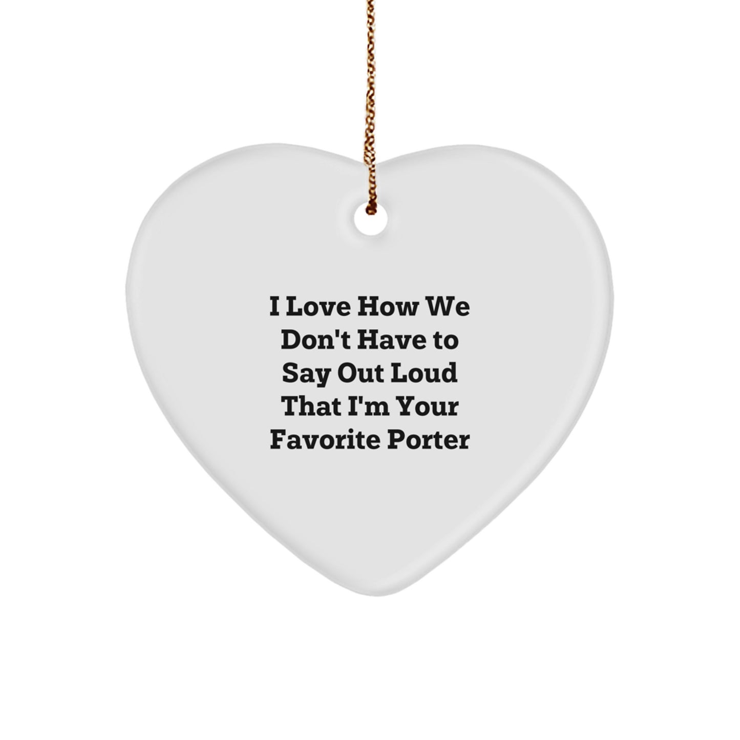 Funny Porter Gifts from Men to Porter for Christmas Unique Gifts - Image 1