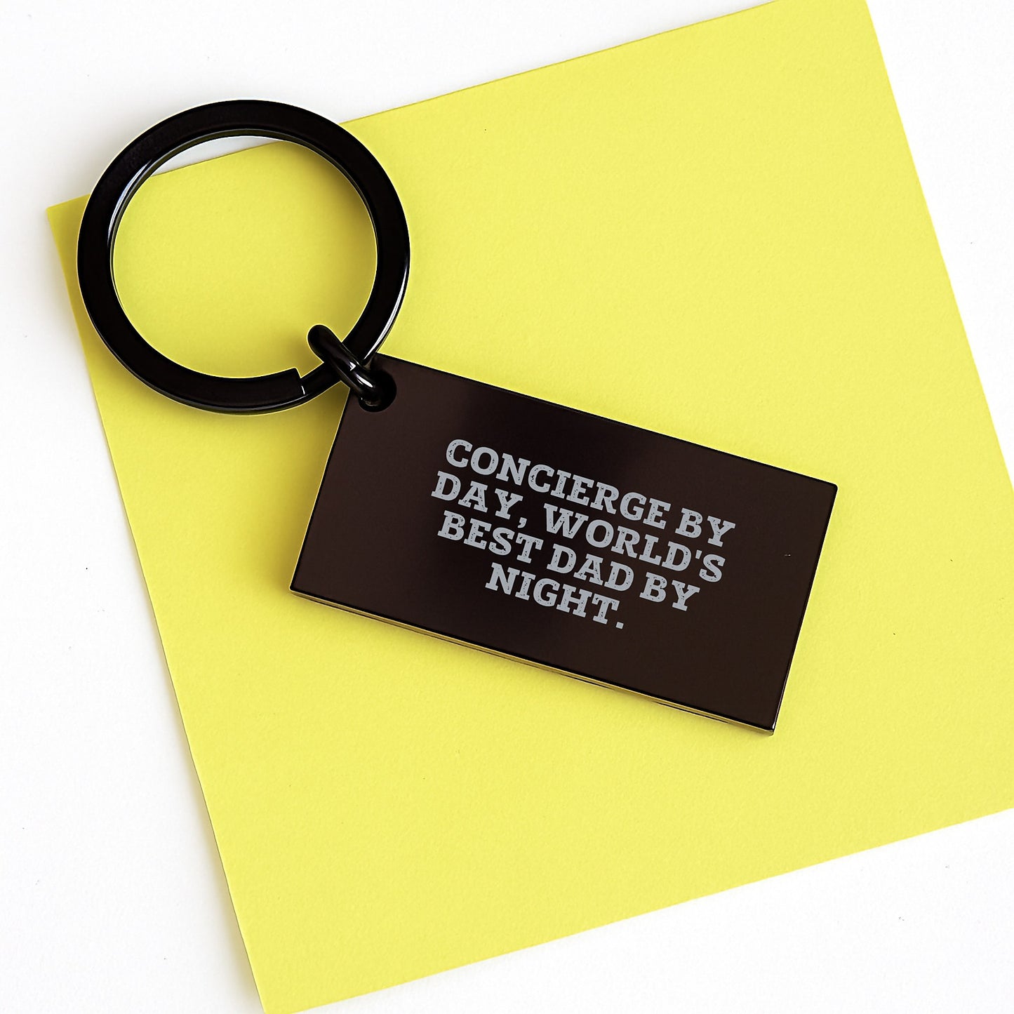 Concierge Keychain Keepsake Birthday Gift for Him Stainless Steel - Image 3