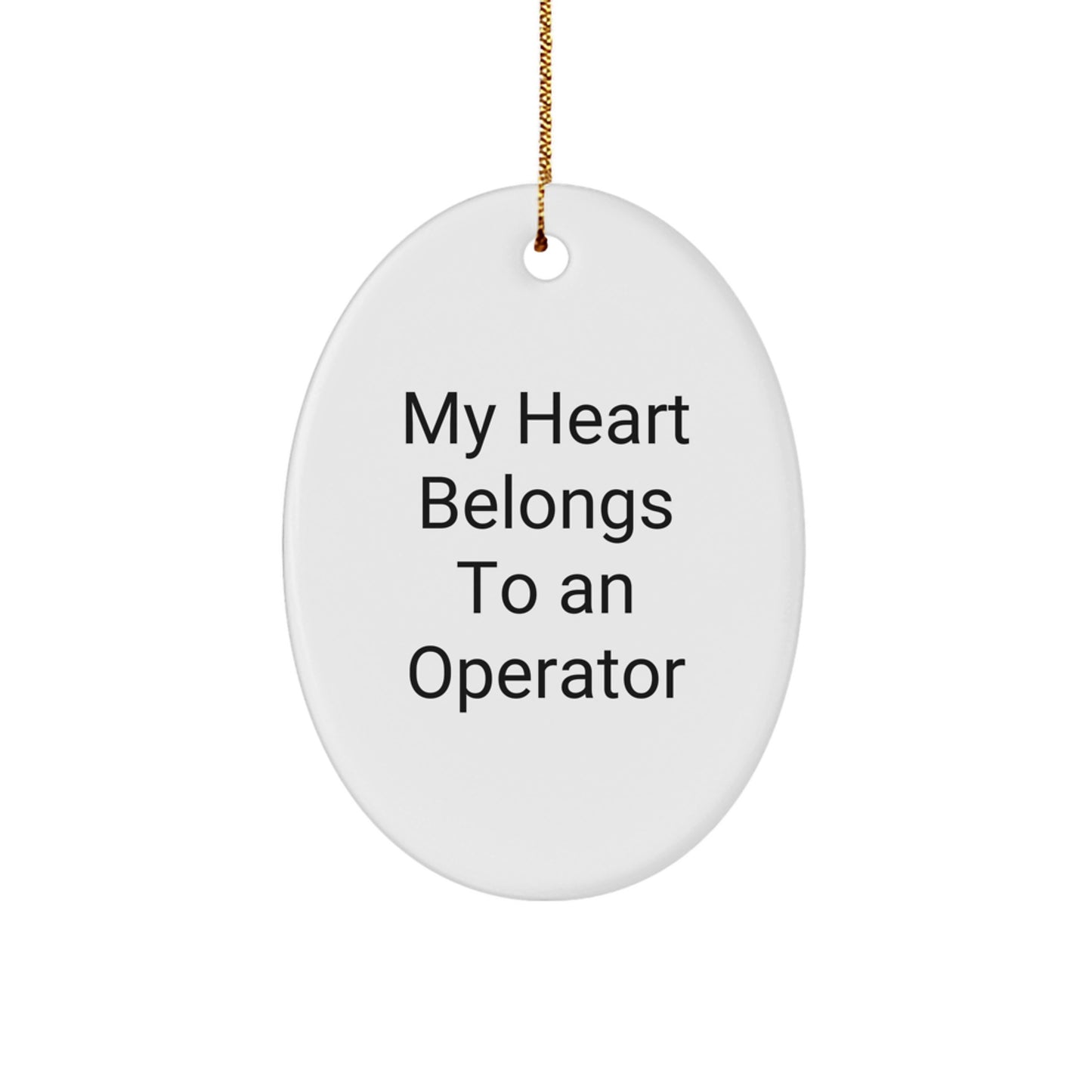 Operator Favorite Kids Christmas Ornament Gift Surprise Heart - Image 1