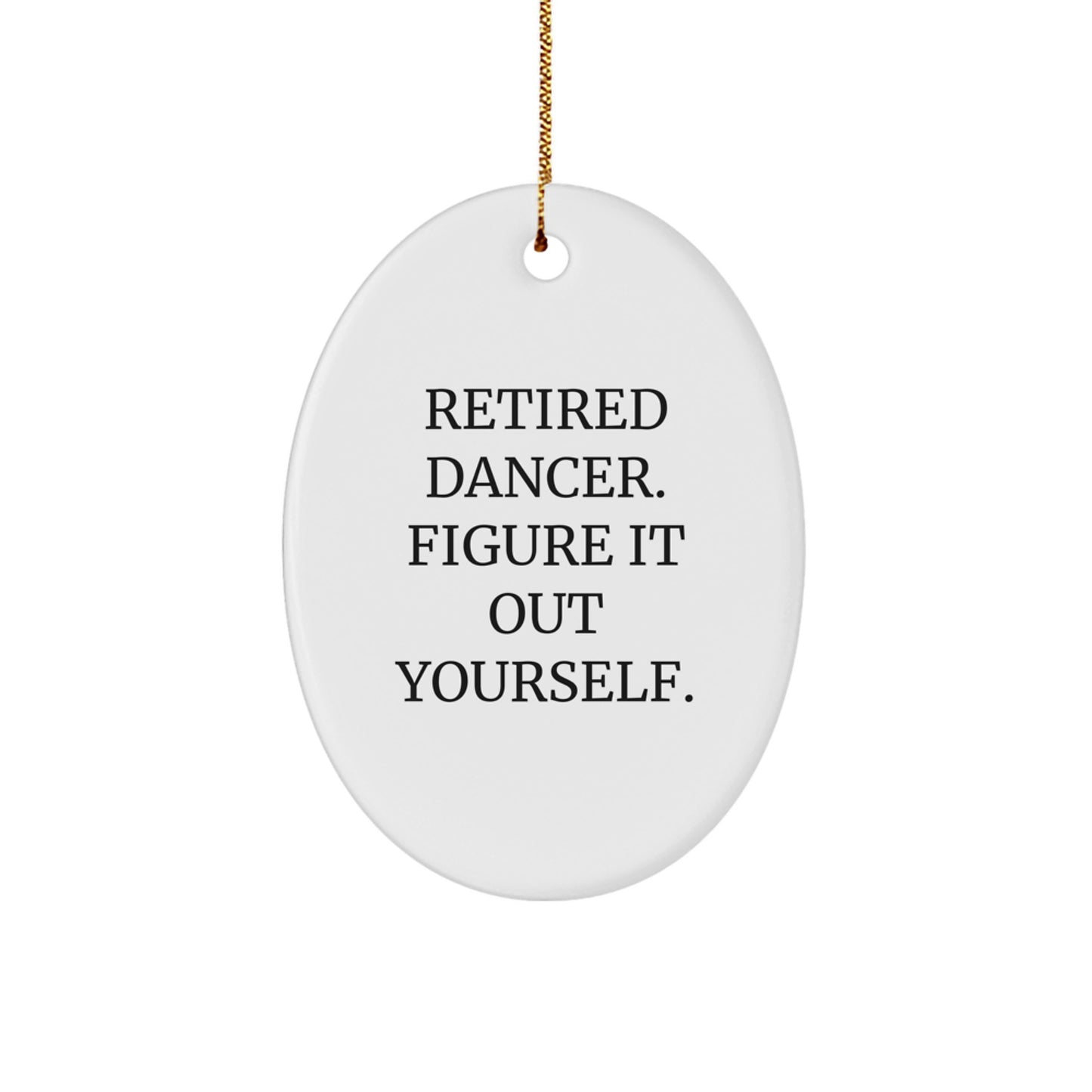 For Him Dancer Keepsake Christmas Ornament Gift Retired Dancer - Image 1