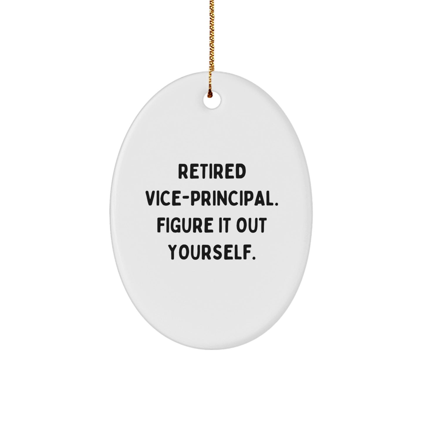 Vice-Principal Keepsake Christmas Ornament for Him Gift - Image 1