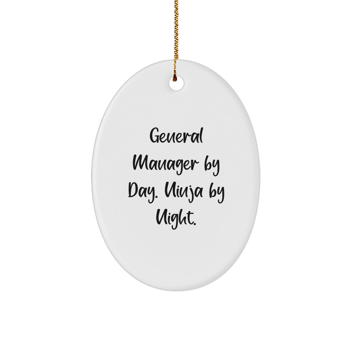 General Manager Christmas Ornament Keepsake for Him Gift - Image 1