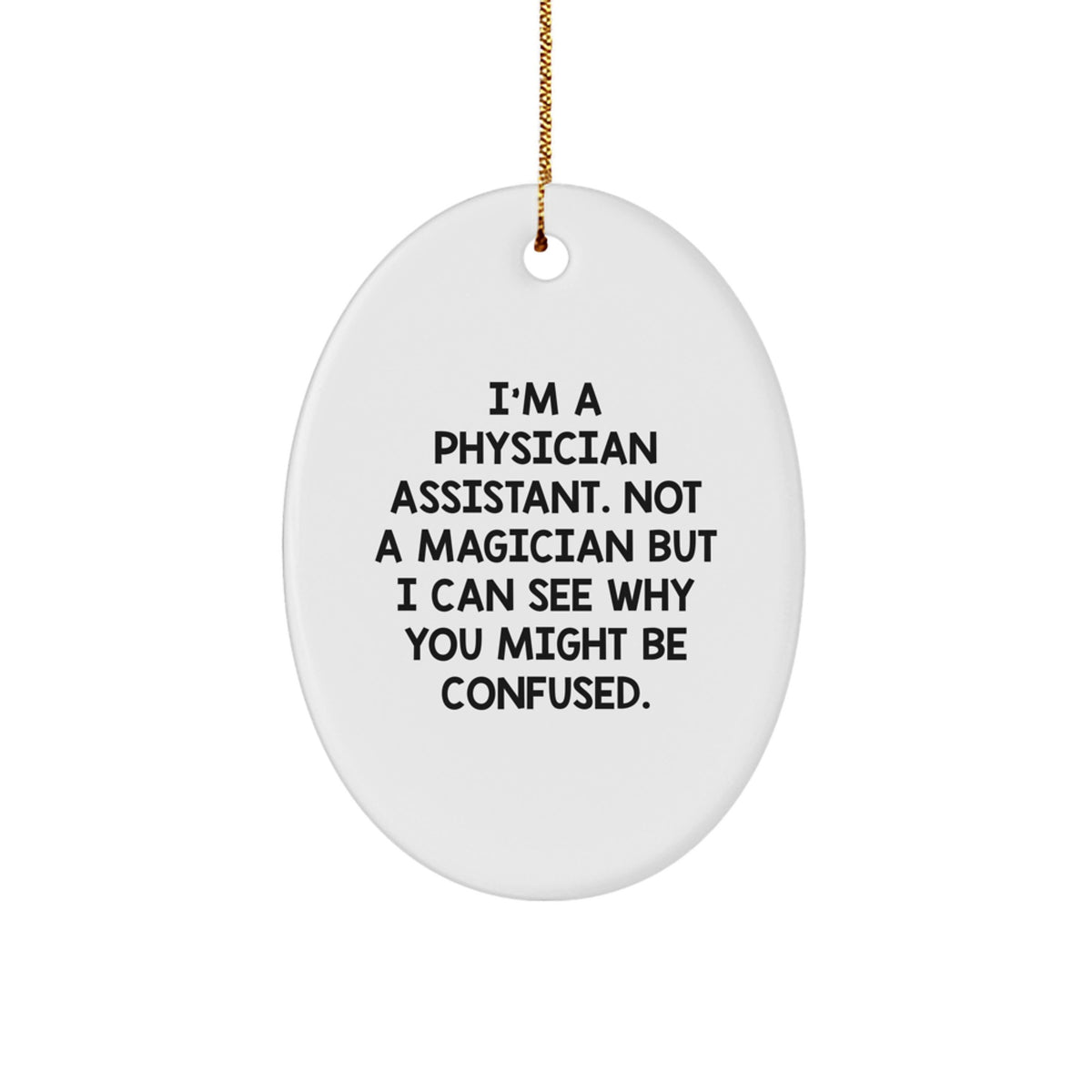 Christmas Gift for Her Physician Assistant Keepsake Ornament Present - Image 1