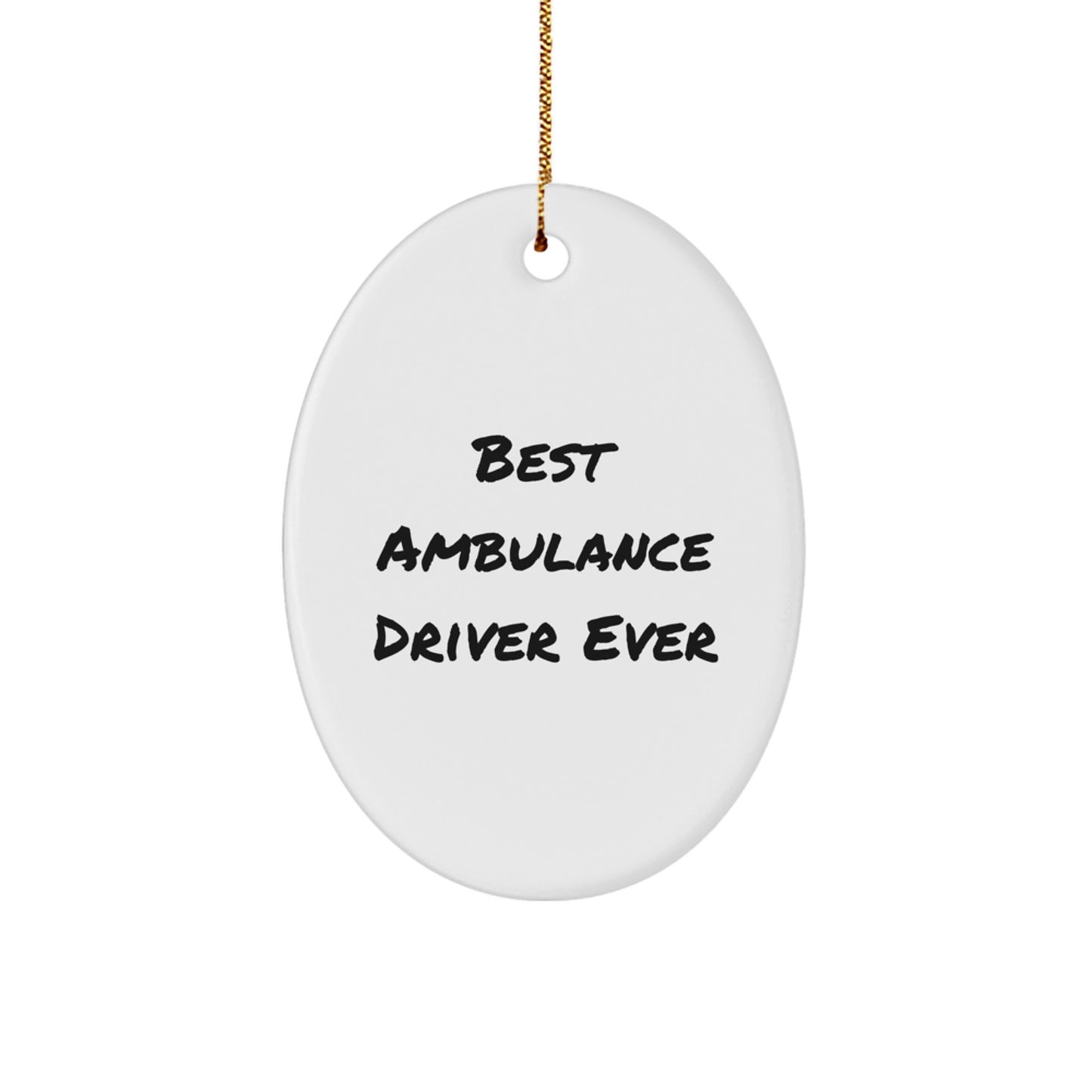Favorite Ambulance Driver Christmas Ornament for Kids Gift - Image 1