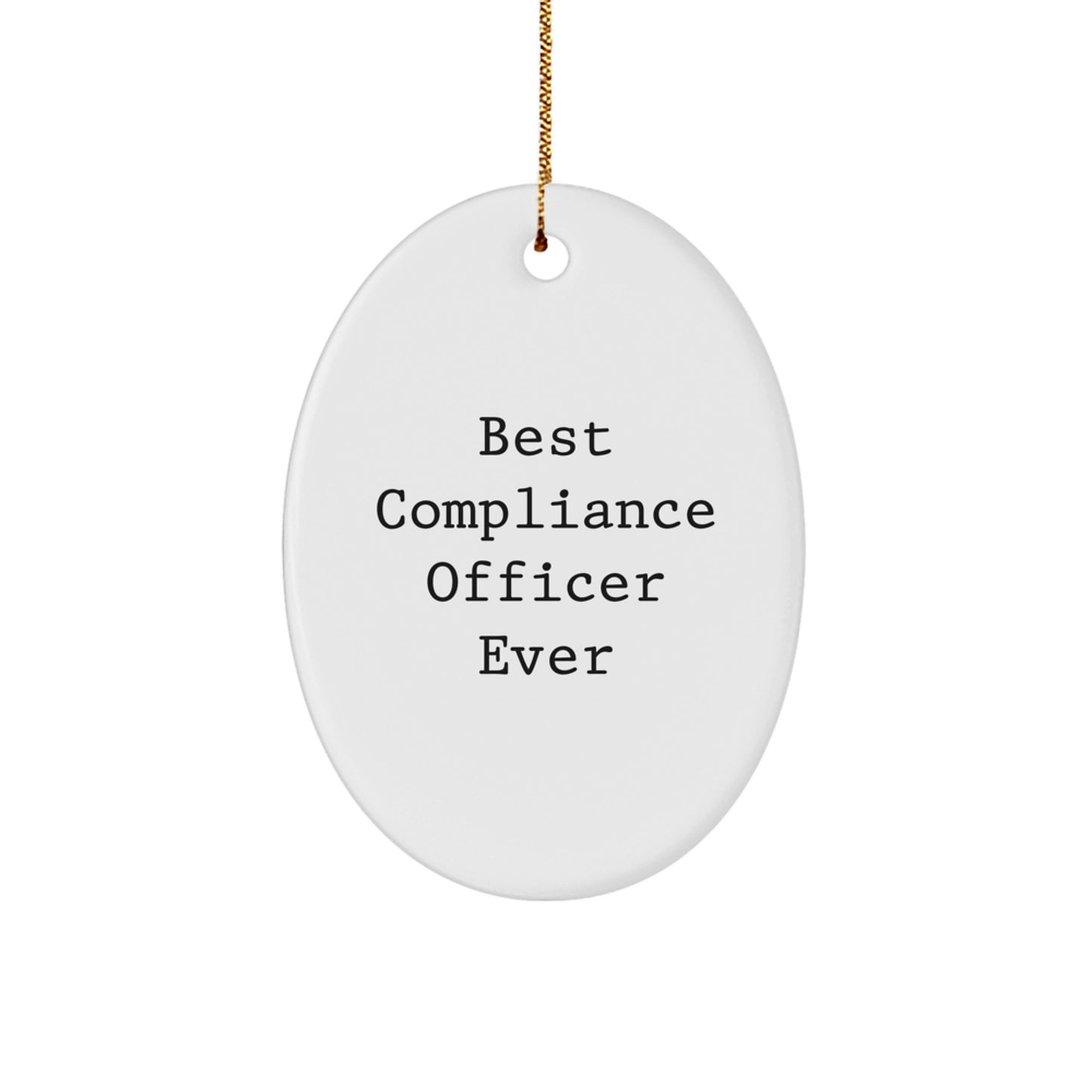 Compliance Officer Novelty Christmas Ornament for Friends Gift - Image 1