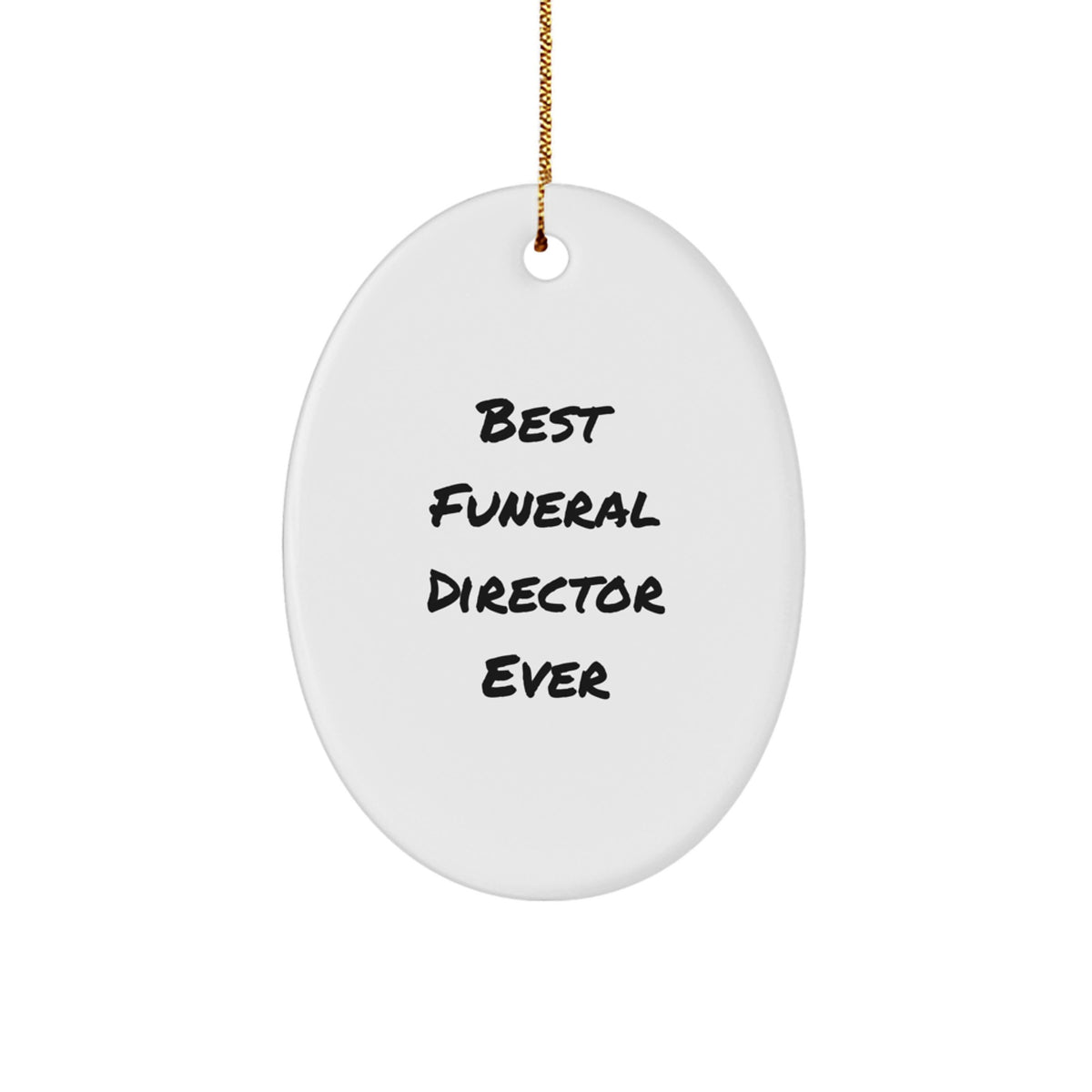 For Him Keepsake Christmas Ornament – Best Funeral Director Ever Gift - Image 1