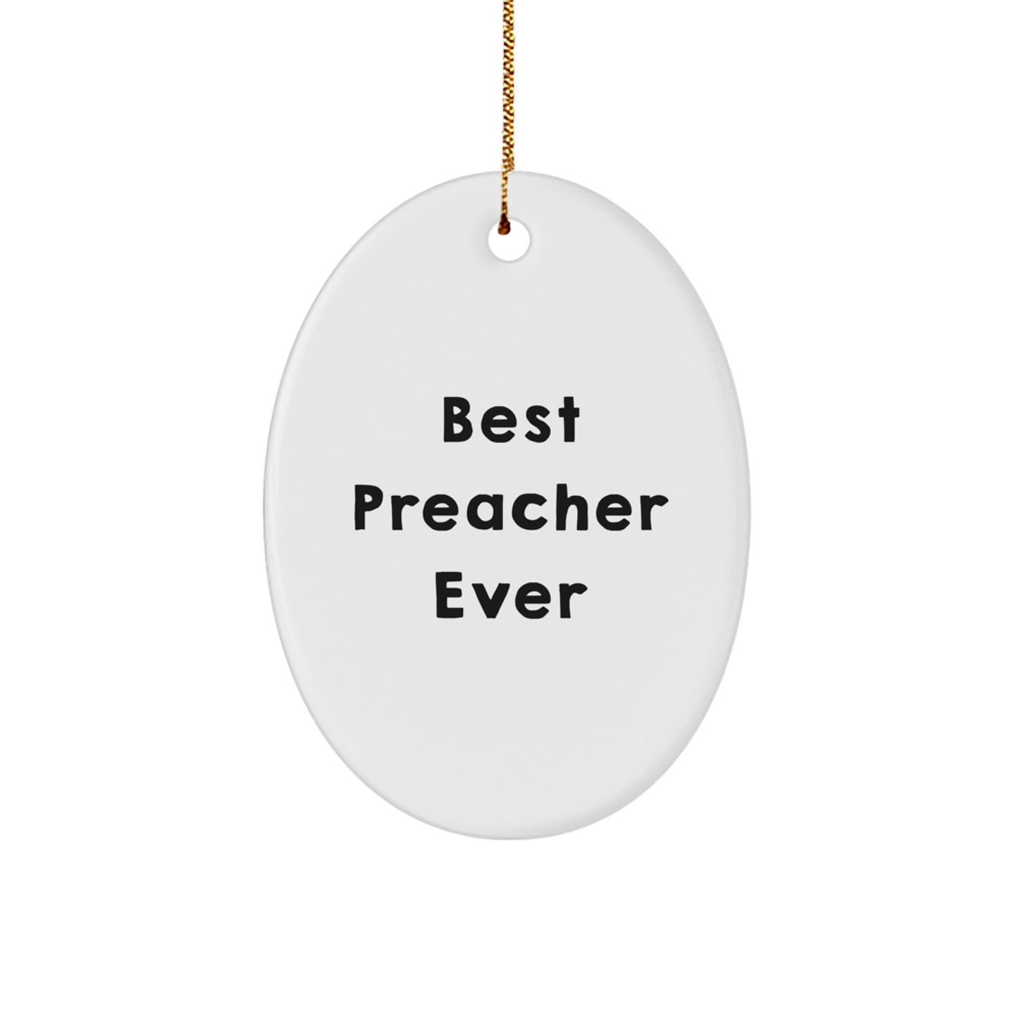 Preacher Christmas Ornament Keepsake for Him Gift - Image 1