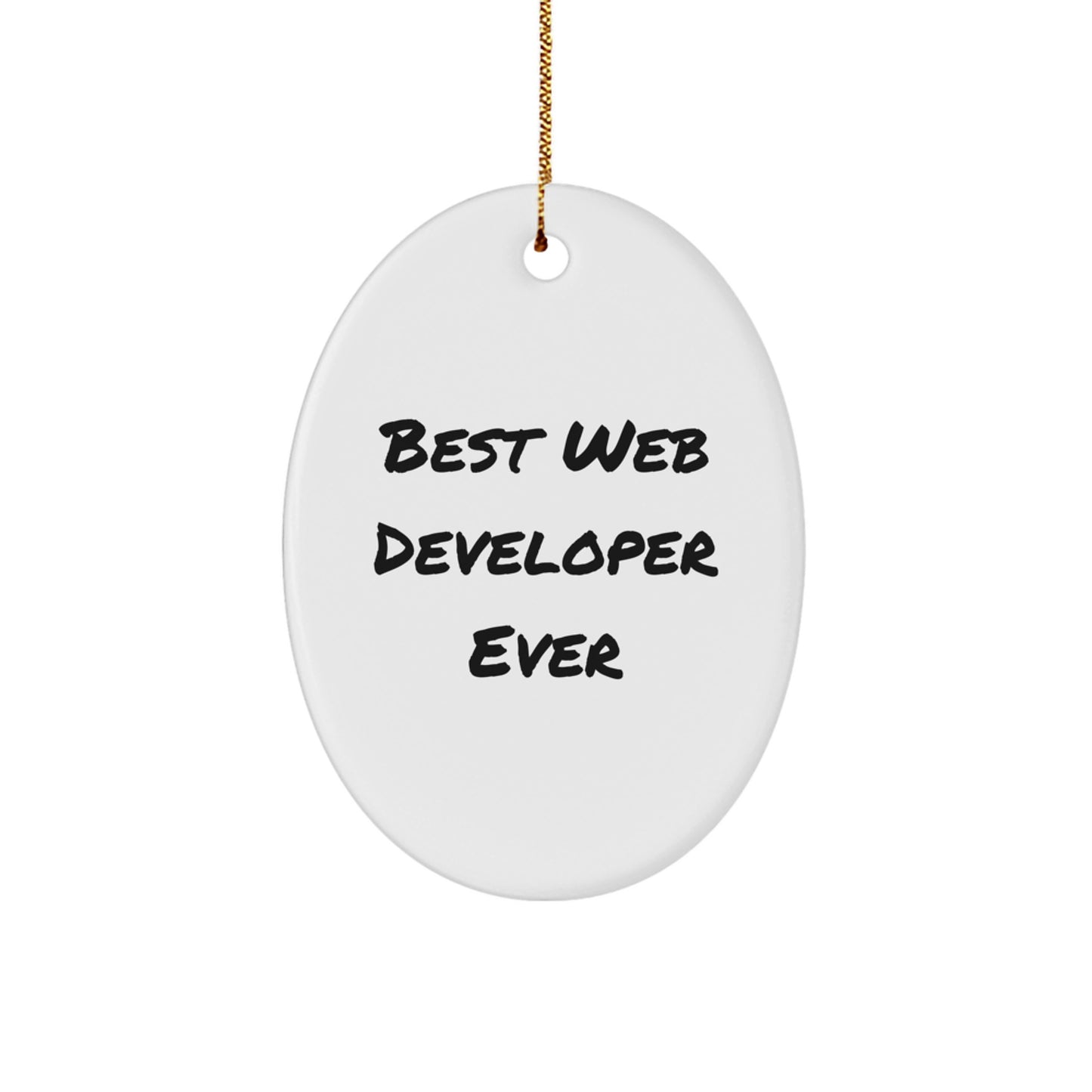 Web Developer Keepsake Christmas Ornament for Him Bright Gift - Image 1