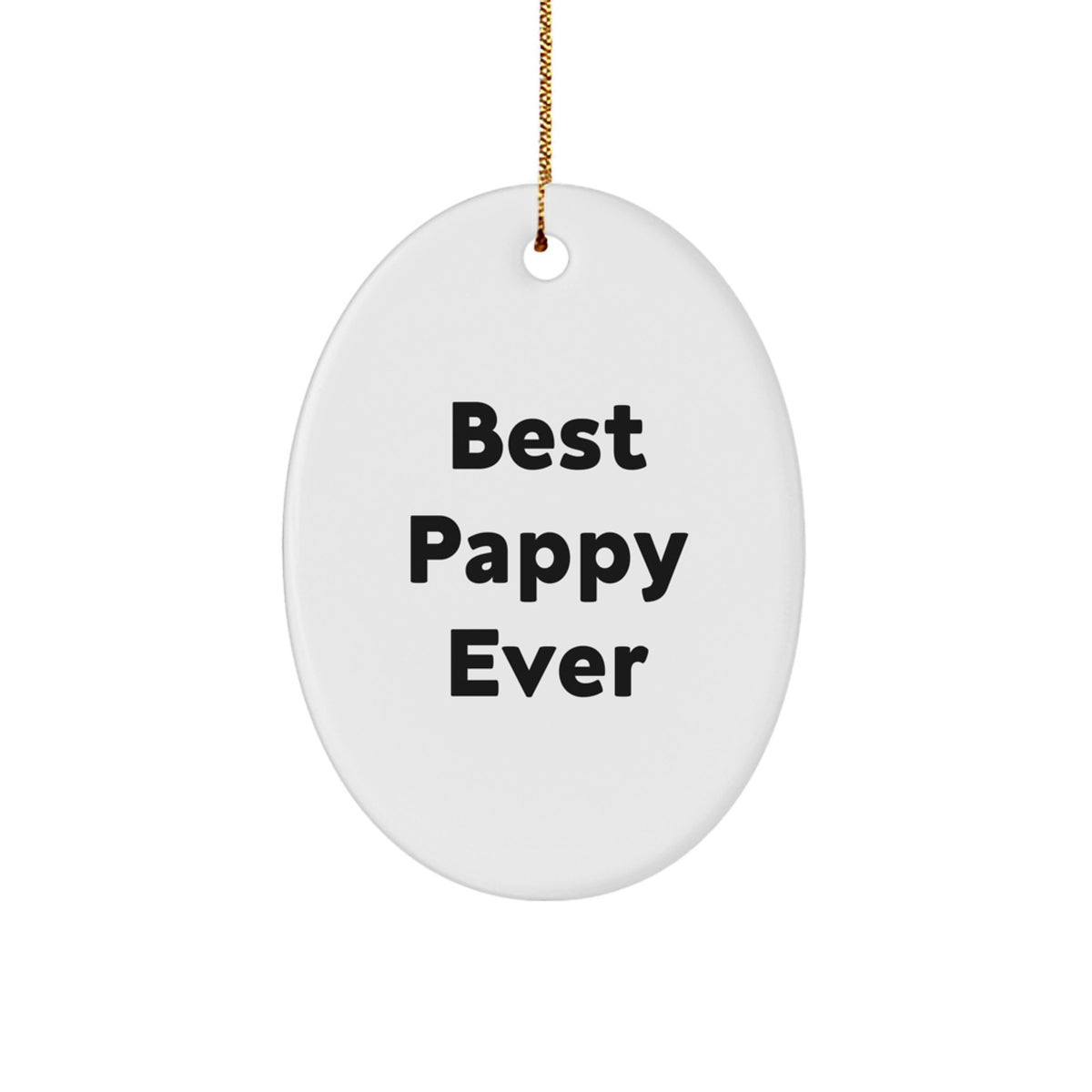 Pappy Christmas Ornament Gift for Him - Best Pappy Ever Keepsake - Image 1