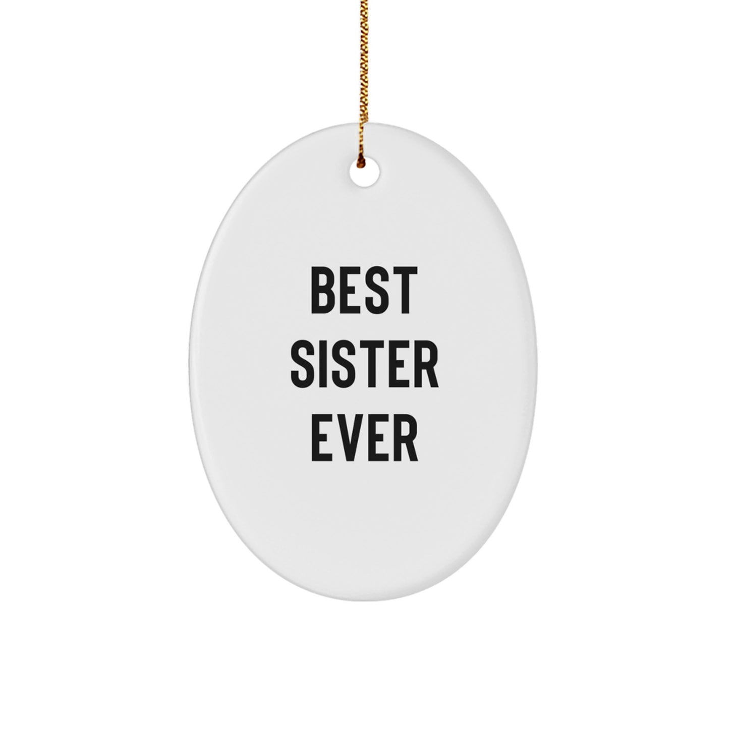 Sister Novelty Christmas Ornament for Grandma Gift - Image 1