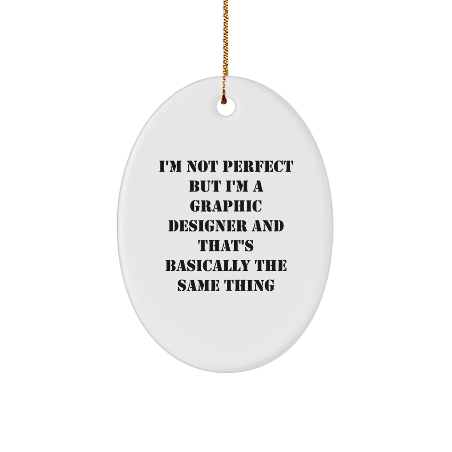 Christmas Ornament Gift for Her Graphic Designer - Image 1