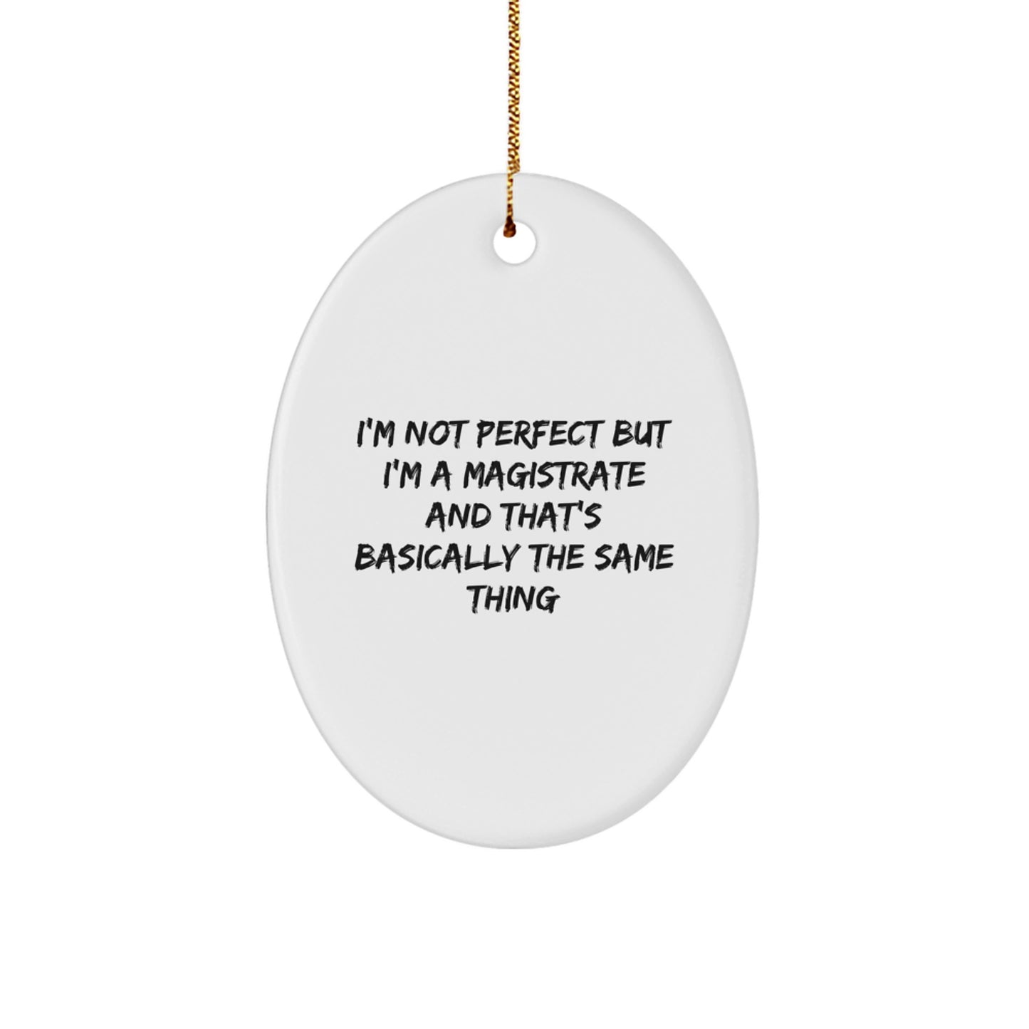 Magistrate Christmas Ornament for Her Holiday Keepsake Present Gift - Image 1