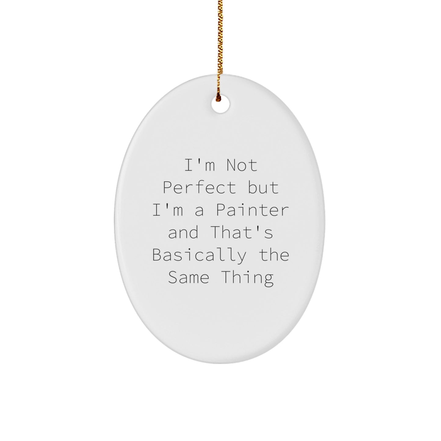 Painter Keepsake Christmas Ornament for Him Gift - Image 1