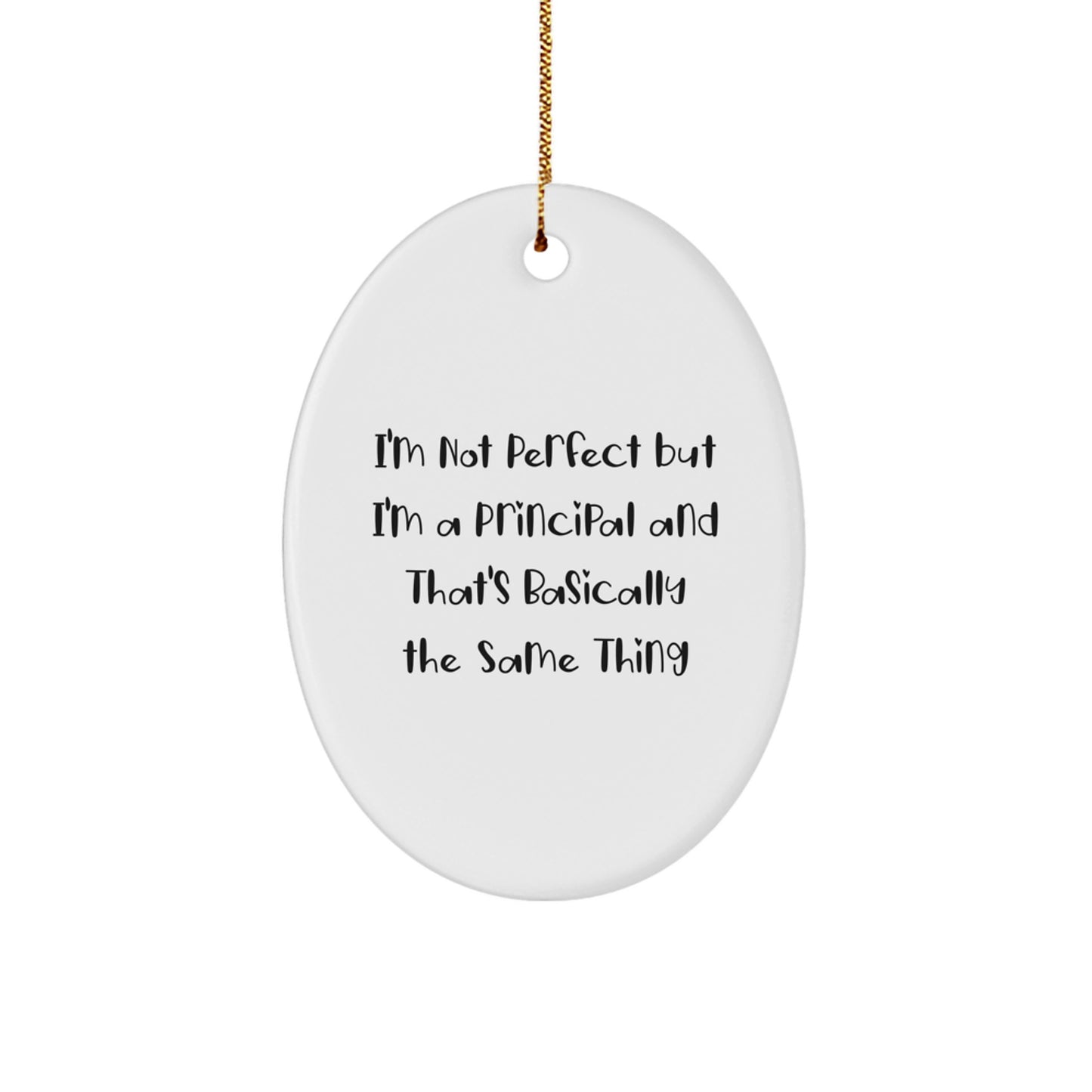 Principal Office Hero Keepsake Bright Christmas Ornament for Him Gift - Image 1