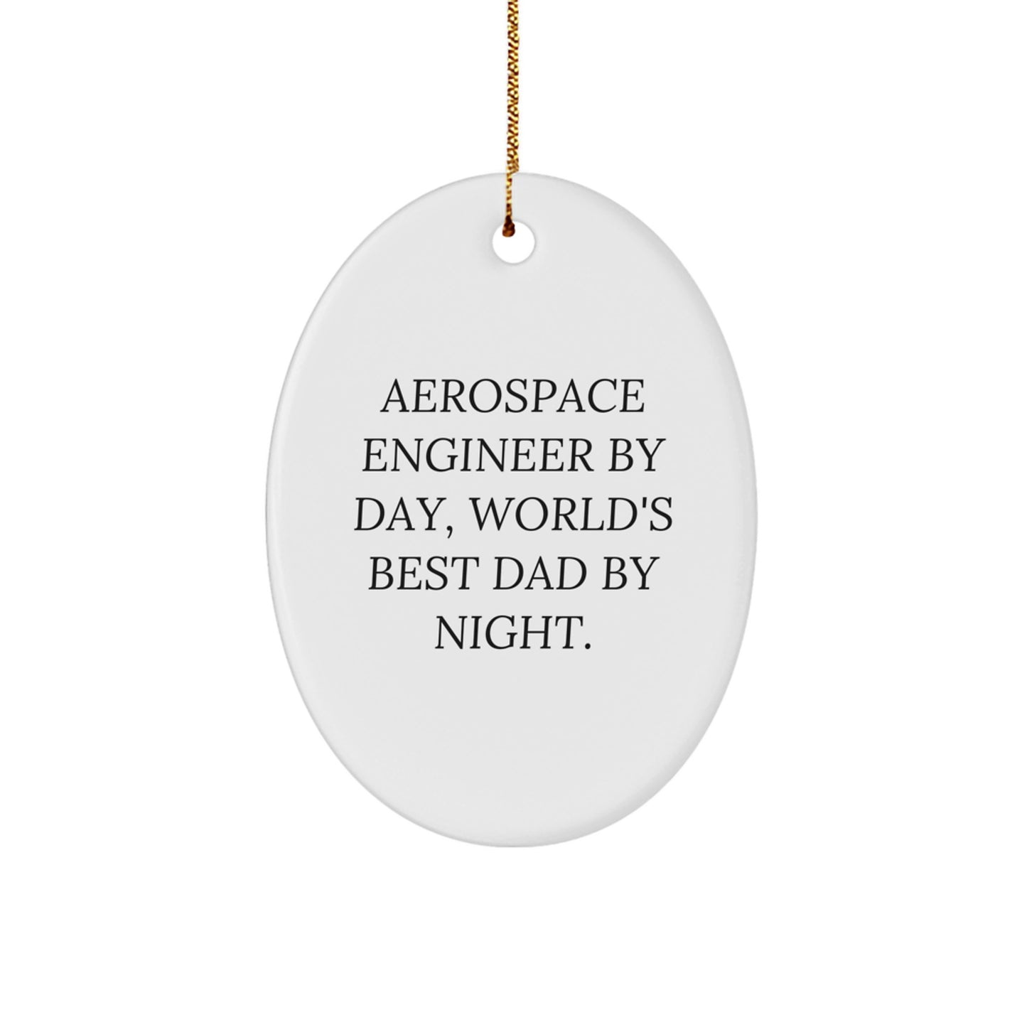 Aerospace Engineer Christmas Ornament for Family Treasure Gift - Image 1