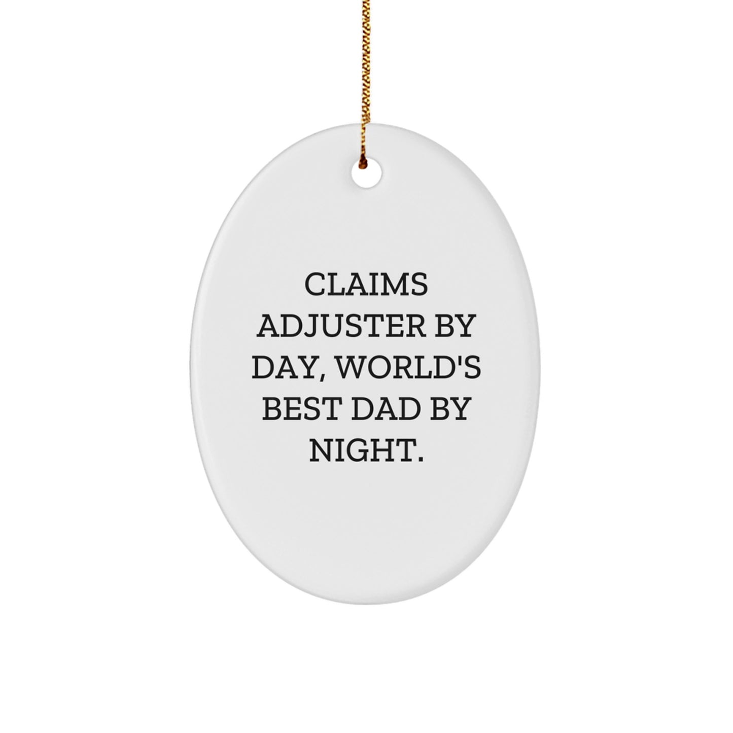 Claims Adjuster Christmas Ornament for Family Gift Surprise - Image 1
