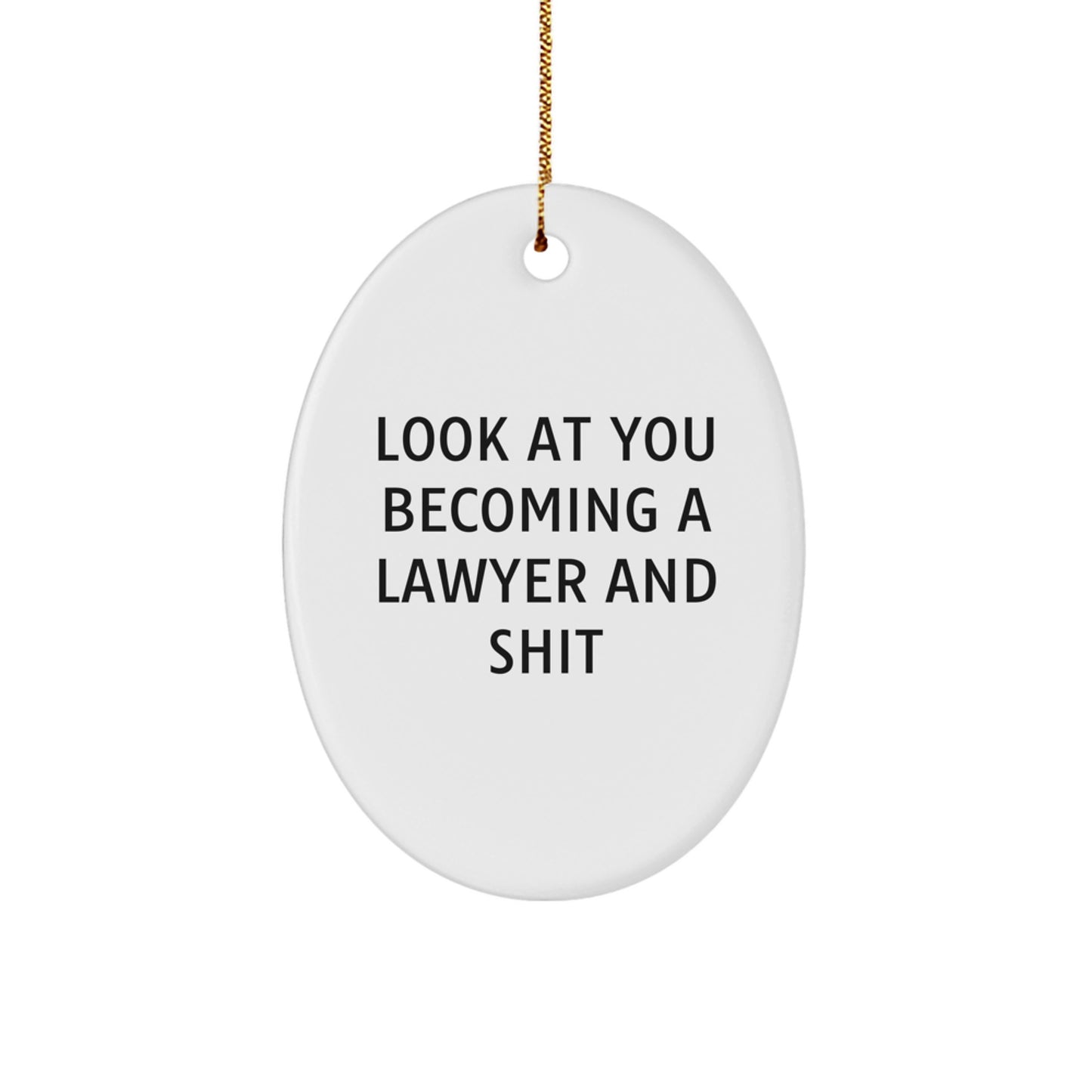 Favorite Lawyer Christmas Ornament for Kids Gift with a playful quote - Image 1
