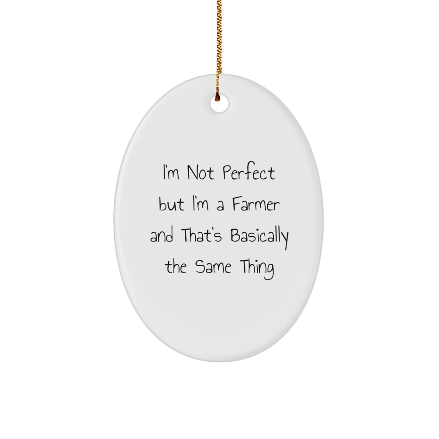 Farmer Essential Christmas Ornament Gift for a Best Friend - Image 1