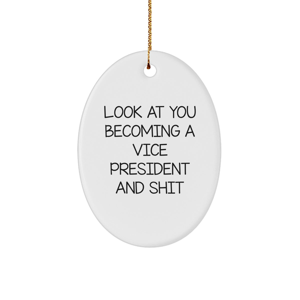 Vice President Keepsake Christmas Ornament for Him Gift - Image 1